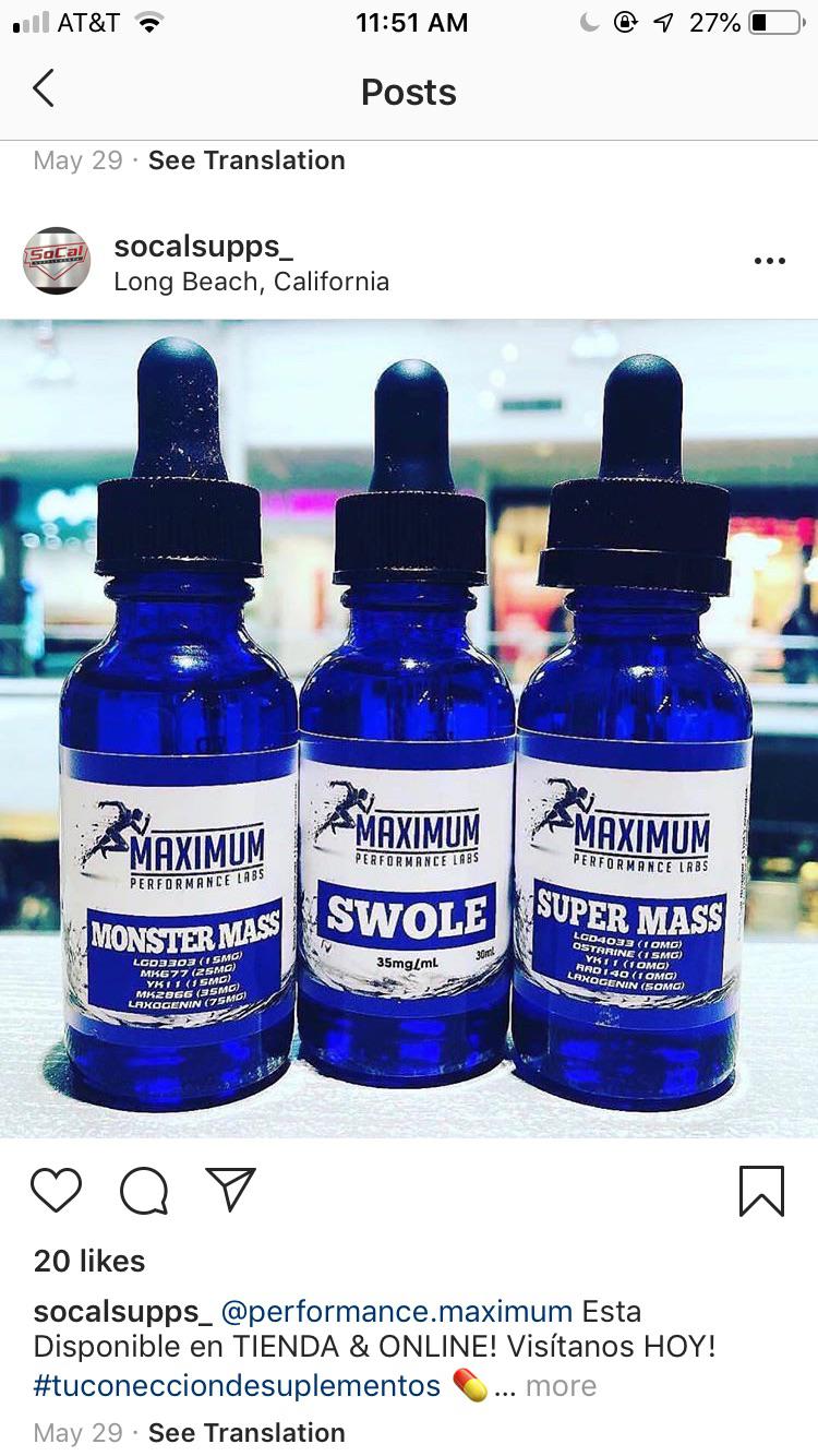 What do you guys think about this SARMS supplement legal or