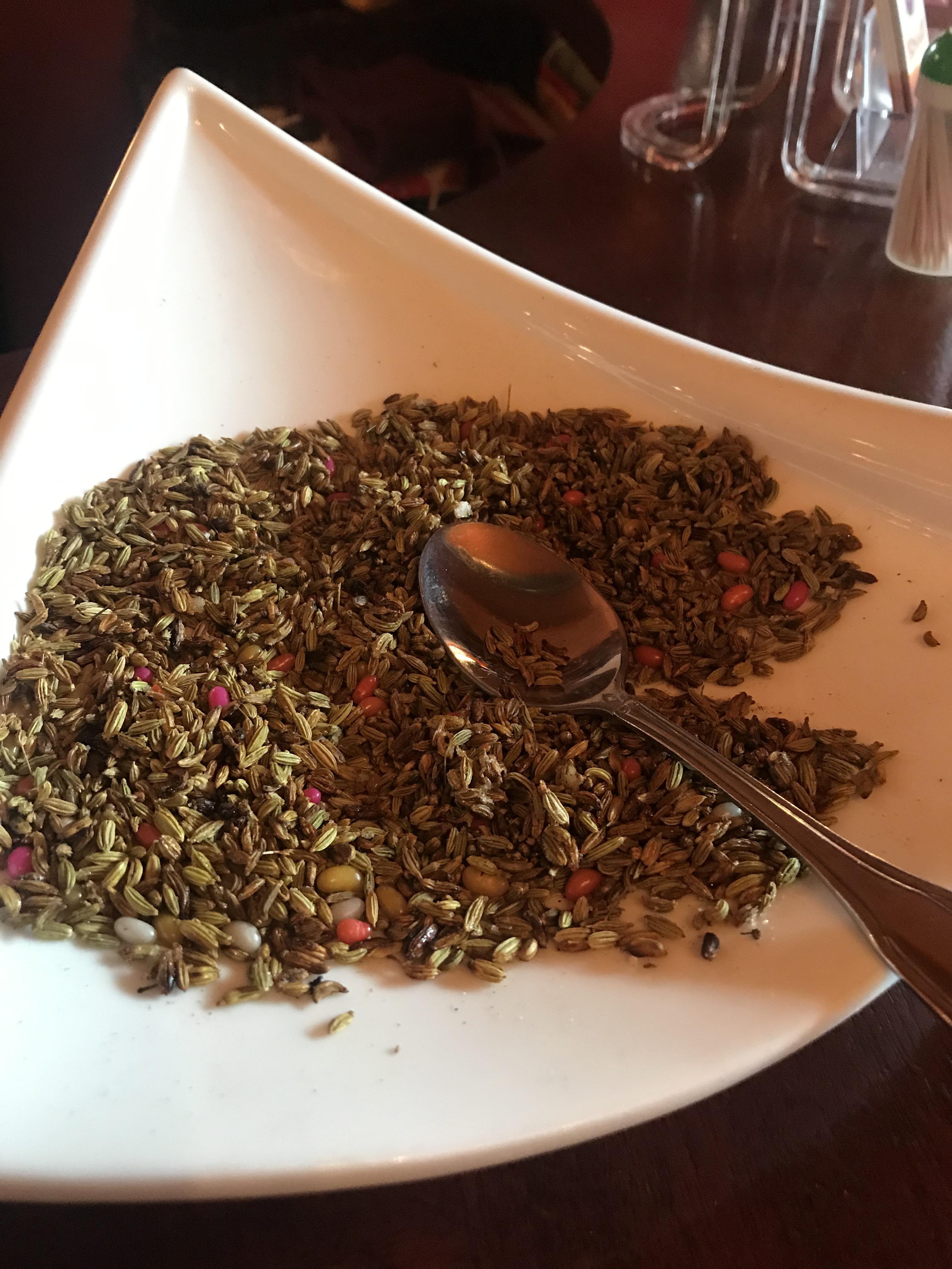 "Breath Fresheners" at Indian restaurants what ARE these and what is