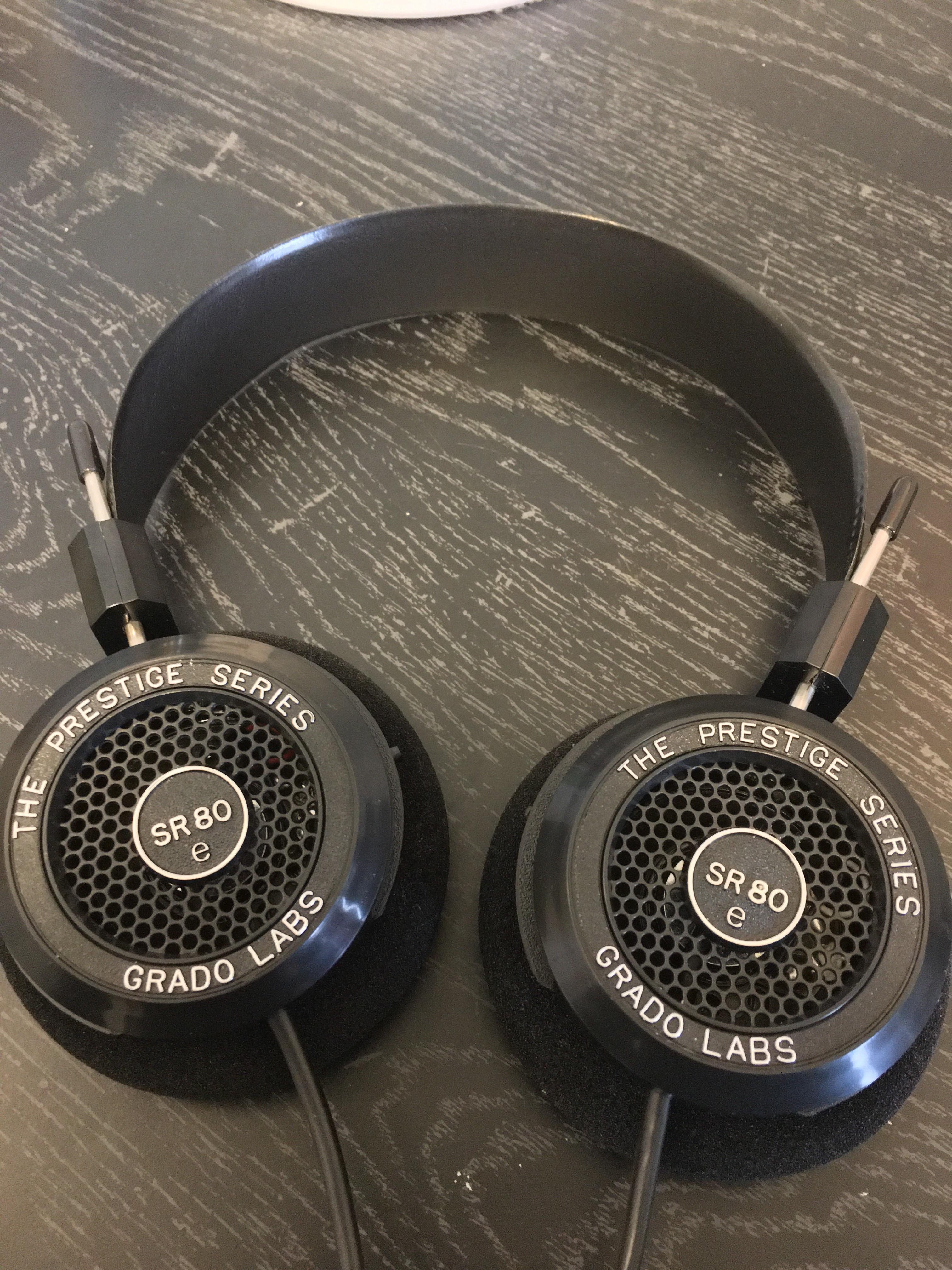 My first open back headphonesGrado SR80e r/headphones