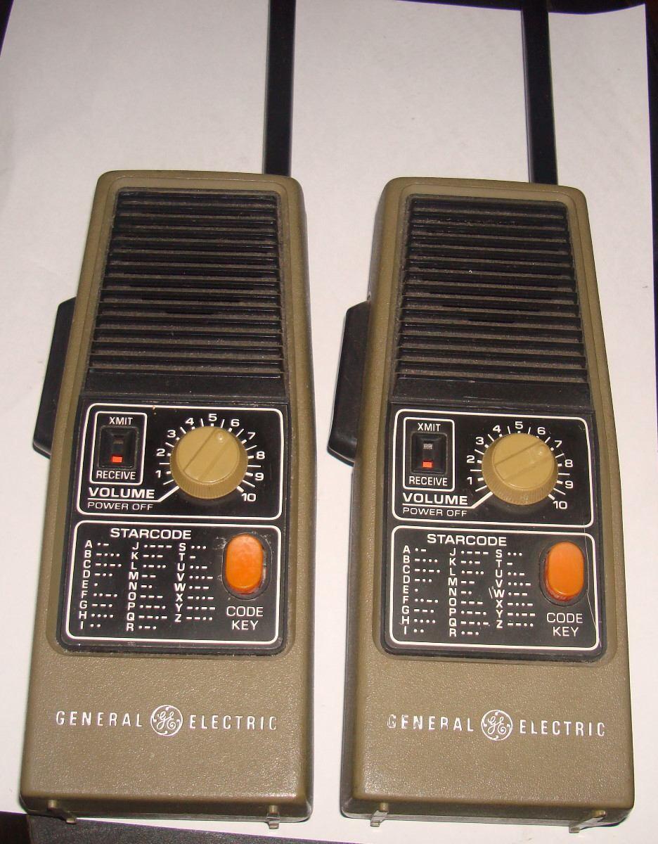 General Electric Walkie Talkies terrible range but man did I have