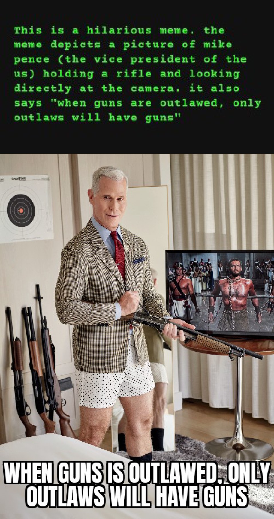 When guns is outlawed, only outlaws will have guns r/AIDungeon