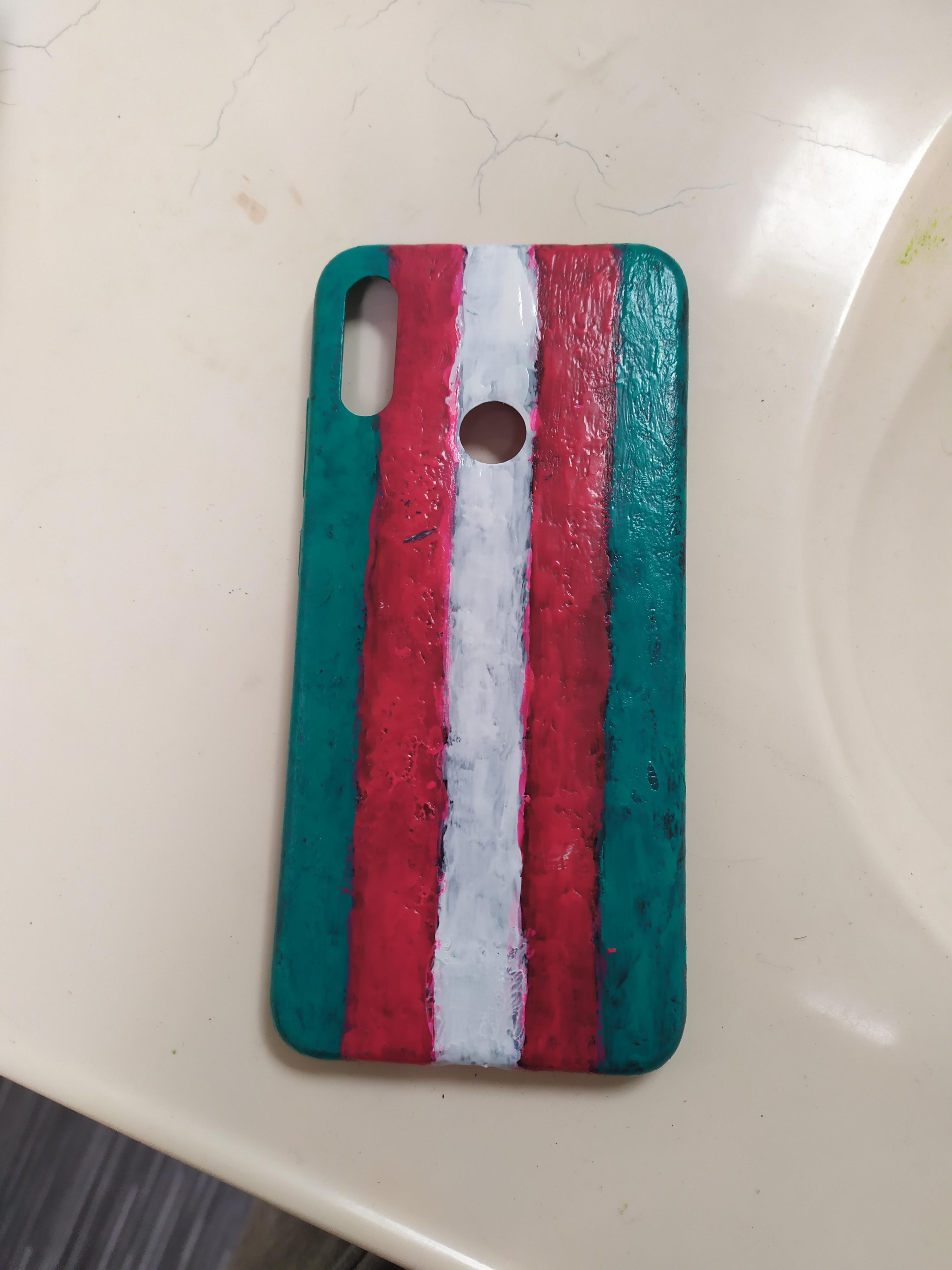 I painted my phone case with nail polish r/lgbt