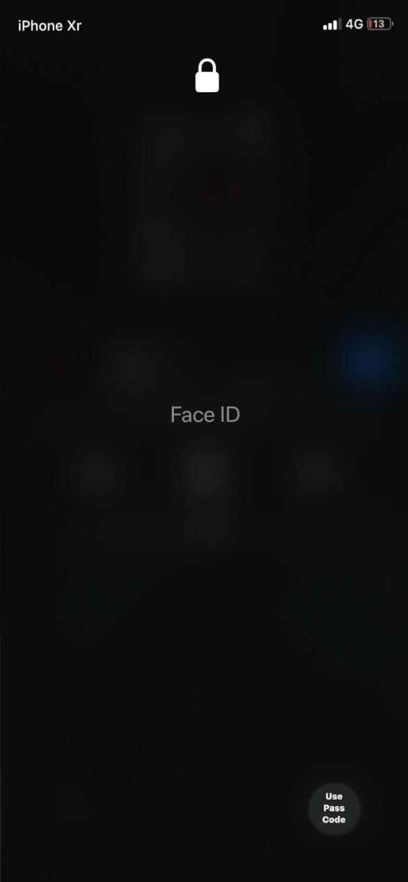[request] a button on the Face ID screen where the camera button is