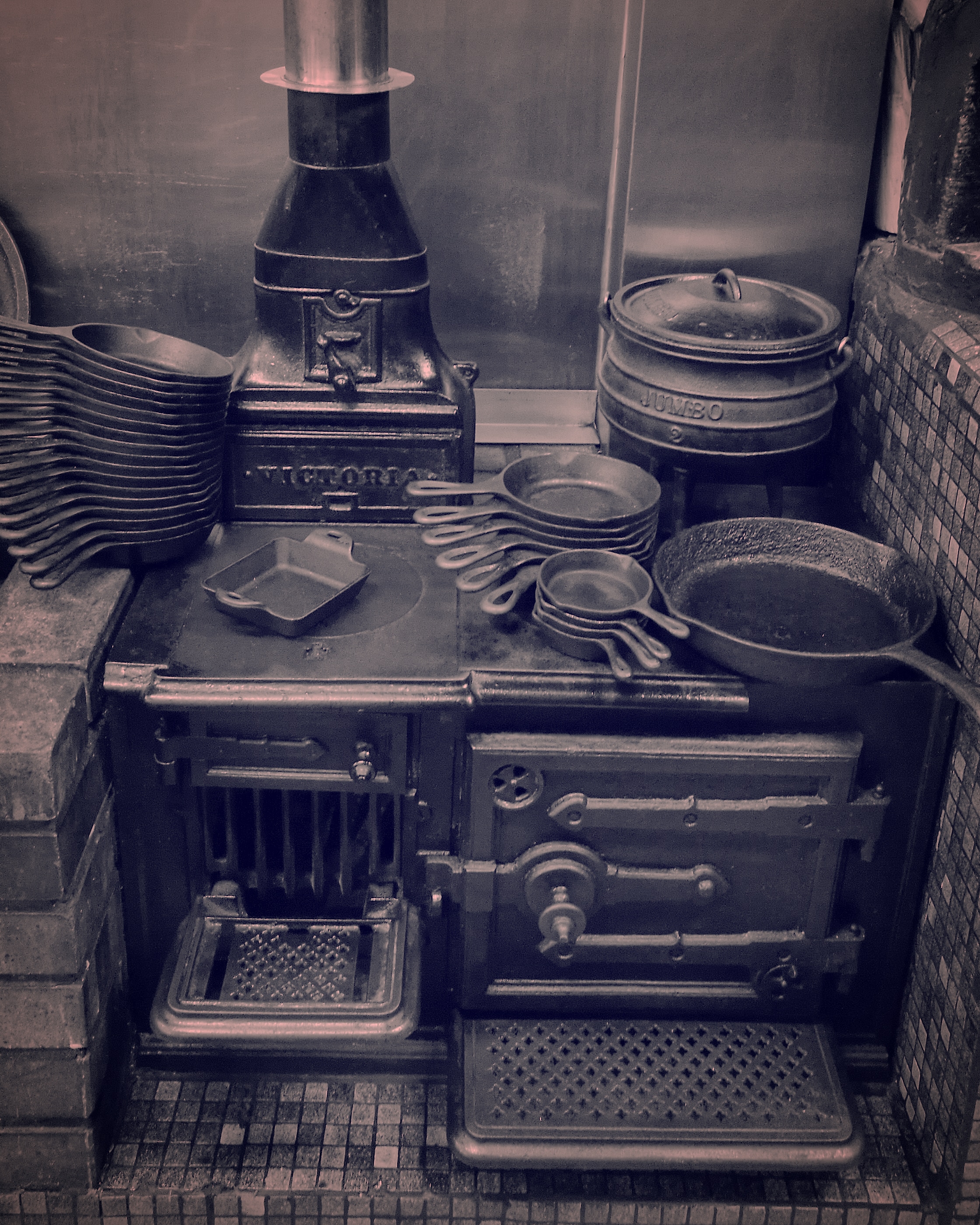 So this is the stove at my restaurant. Could you cook dinner for 70 on