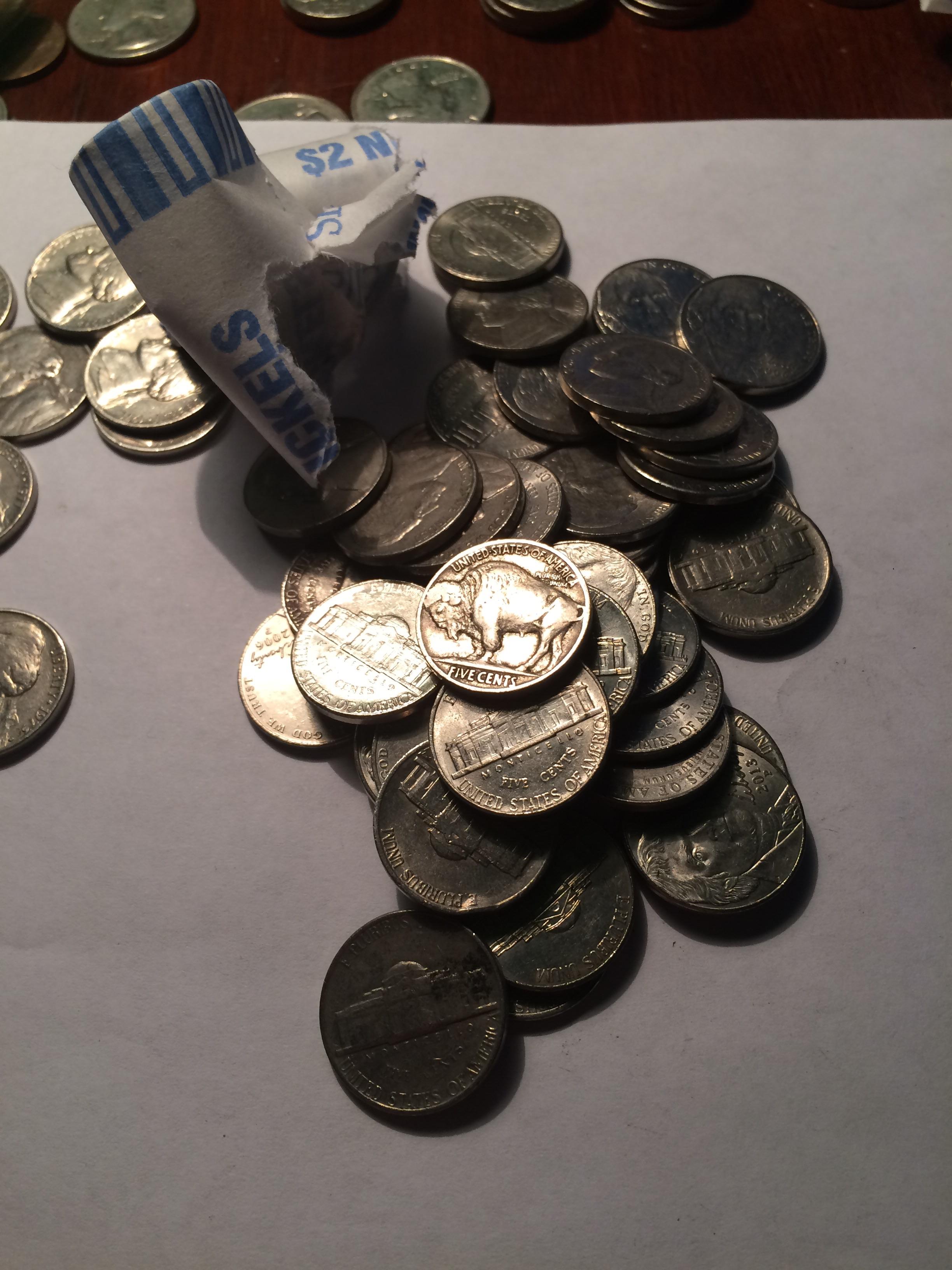 Well look what I found while searching rolls of nickels from my bank