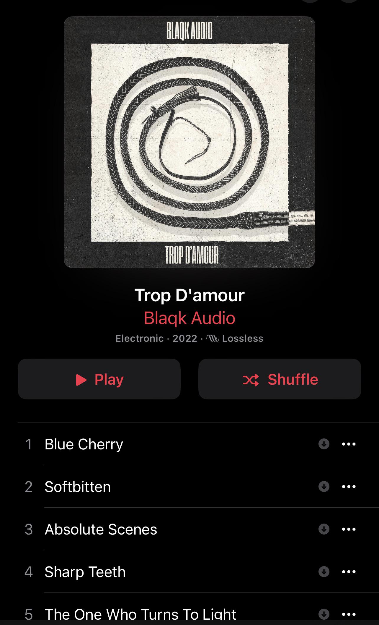 Check out the new Blaqk Audio album, Trop D’amour. r/AFireInside