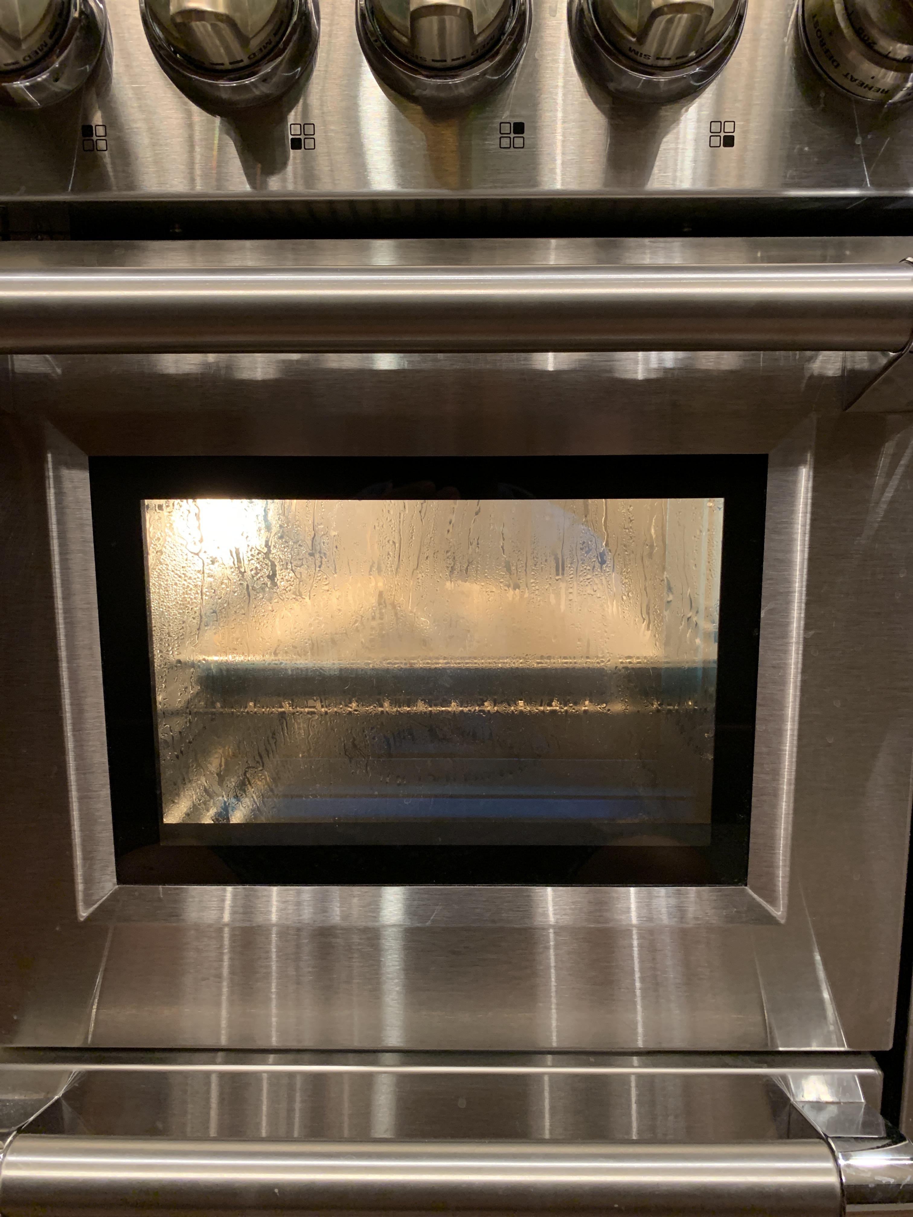 Sourdough is in the steam oven! This is my first time and I hope I have