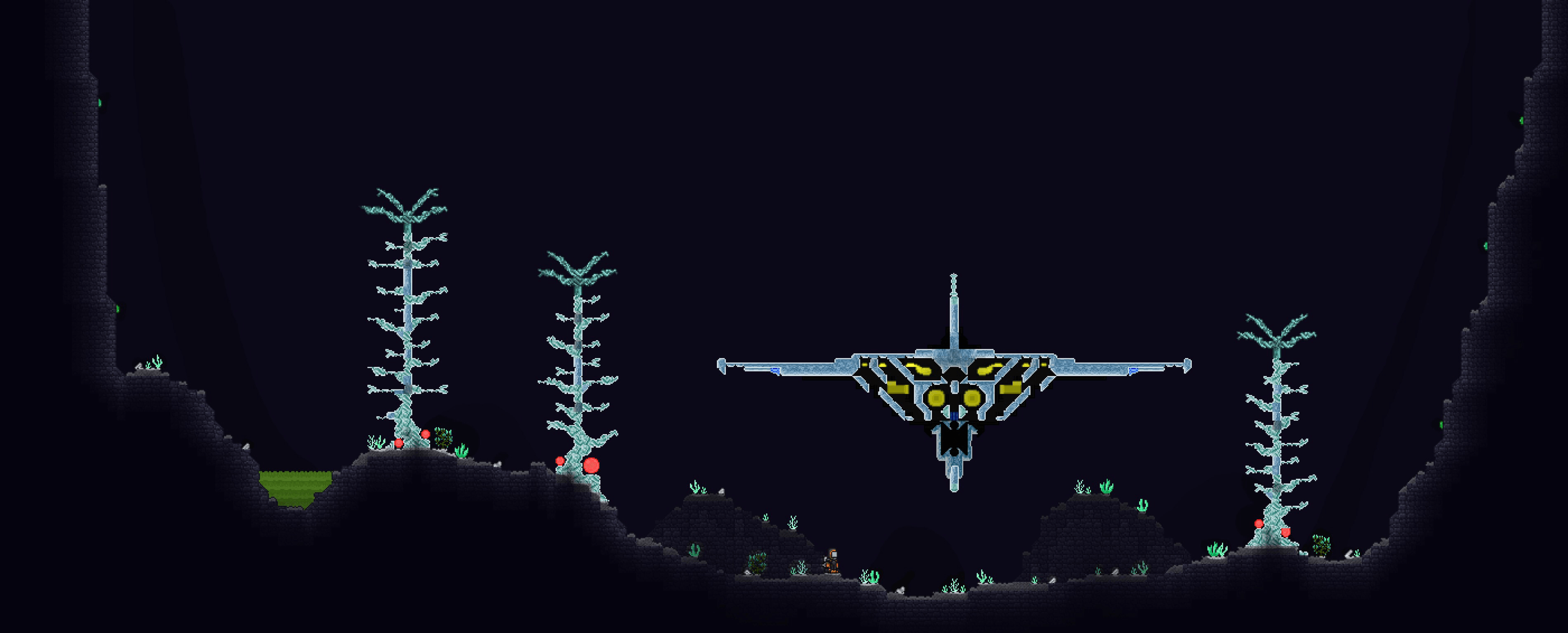 I built Subnautica’s Blood Kelp Zone in Terraria r/Terraria