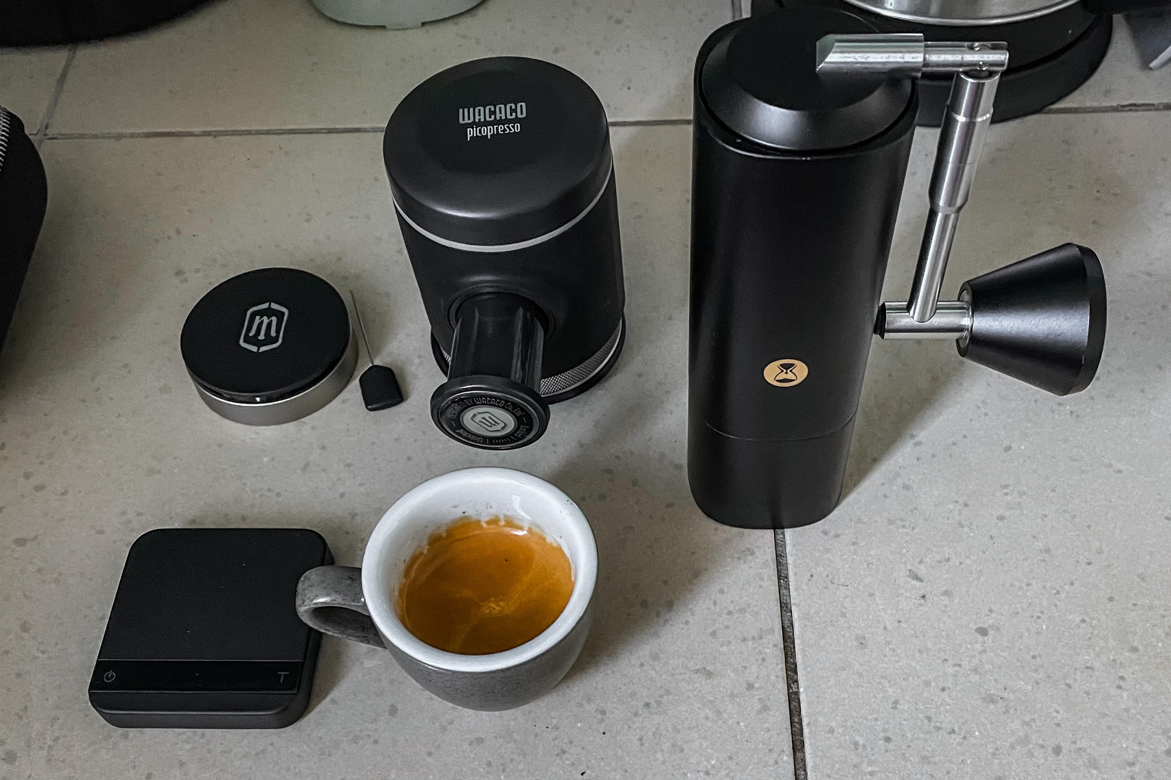 Office portable espresso setup r/espresso
