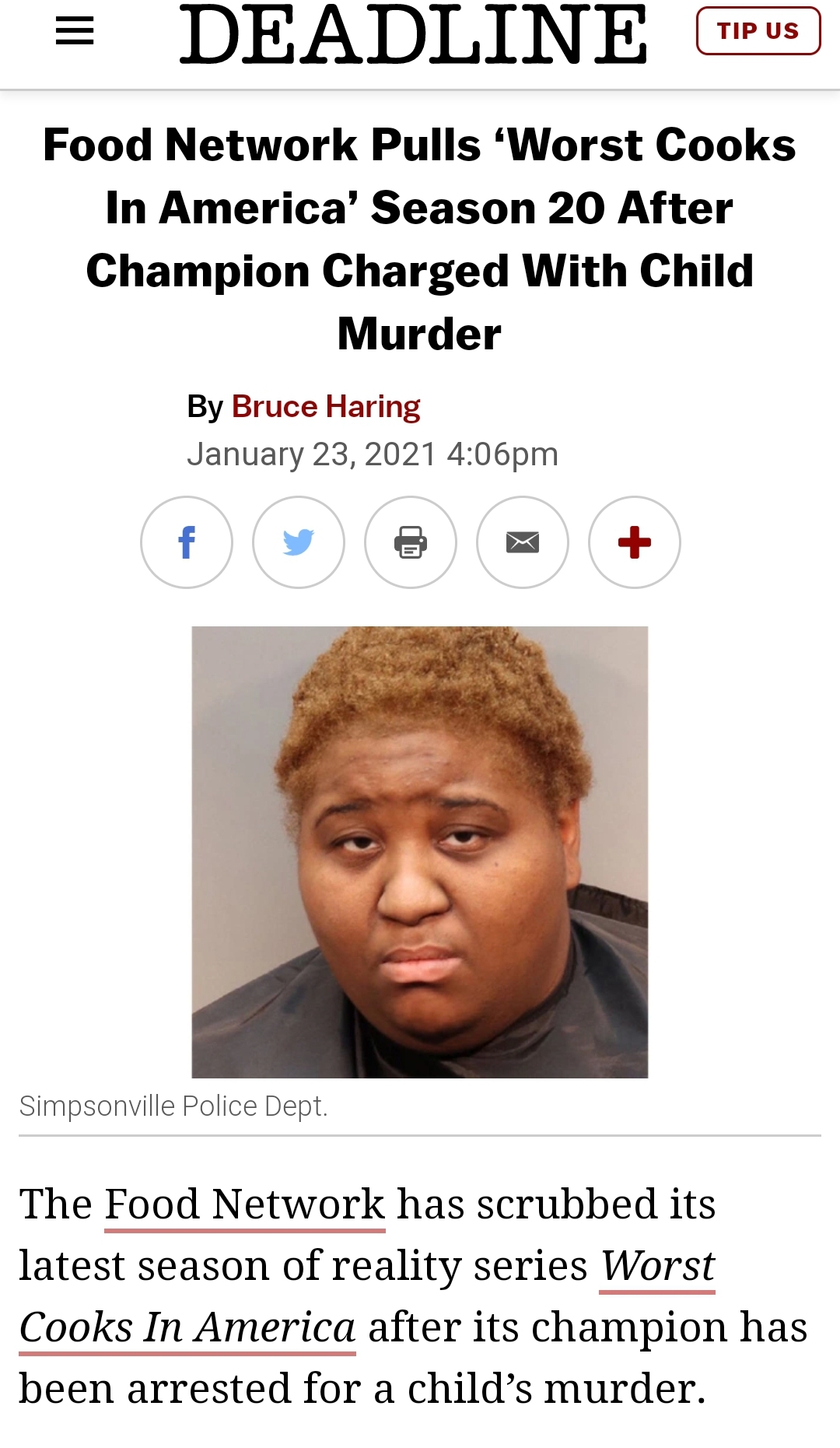 Won "Worst Cooks In America," wasn't enough, had to pursue "Worst Mother in America" as well