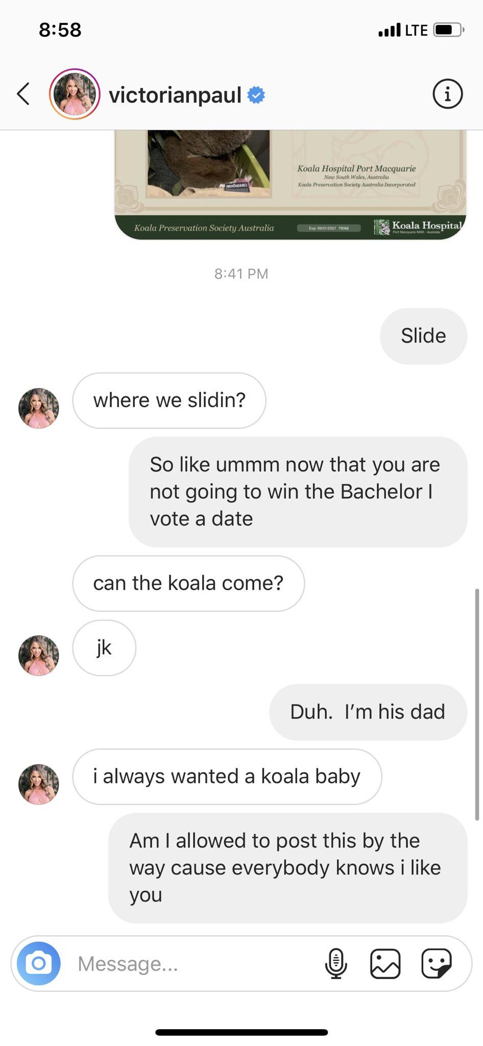 Dave Portnoy aka “Barstool Pres” asked Victoria P out on a date