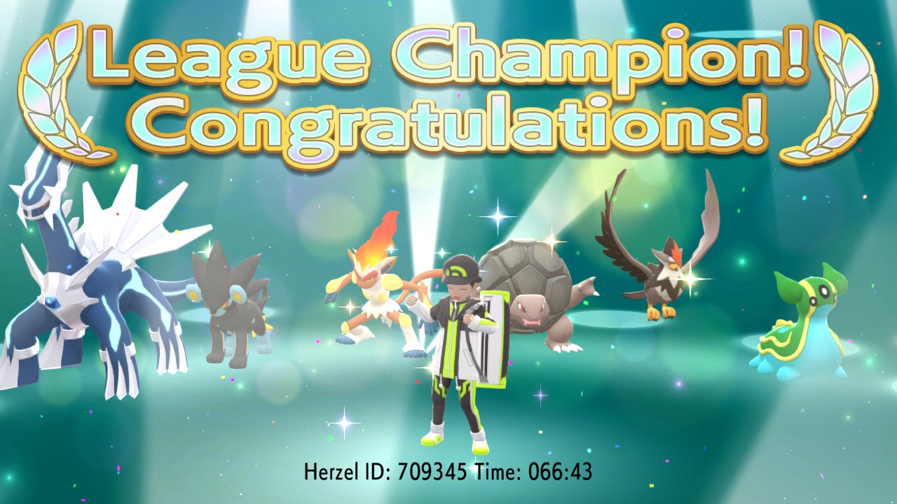 My team for elite 4 and champion! r/PokemonBDSP