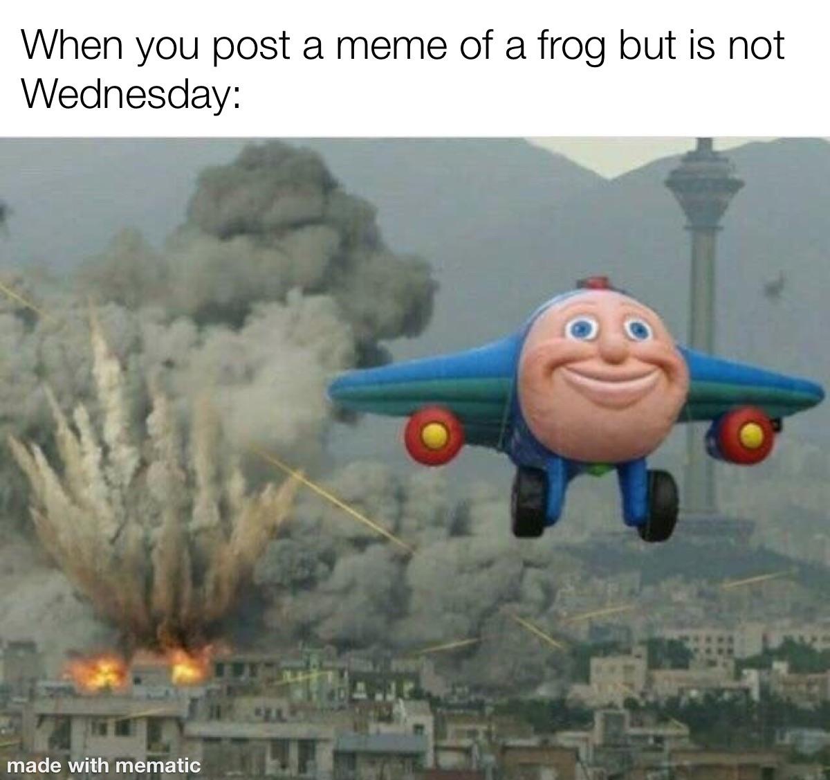 Anyone knows why frogs=Wednesday r/Limenade