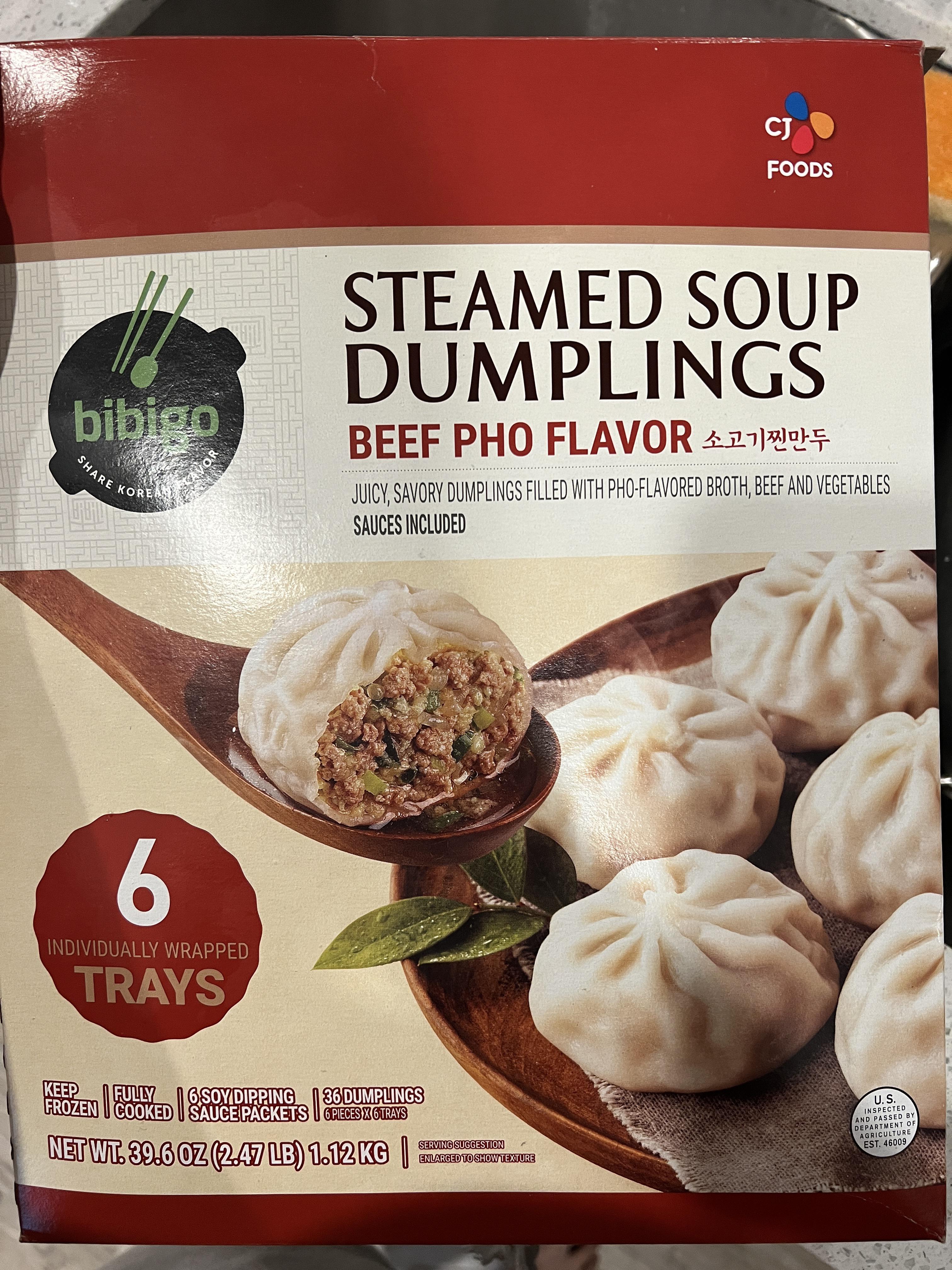 Bibigo Beef Pho Soup Dumplings r/Costco