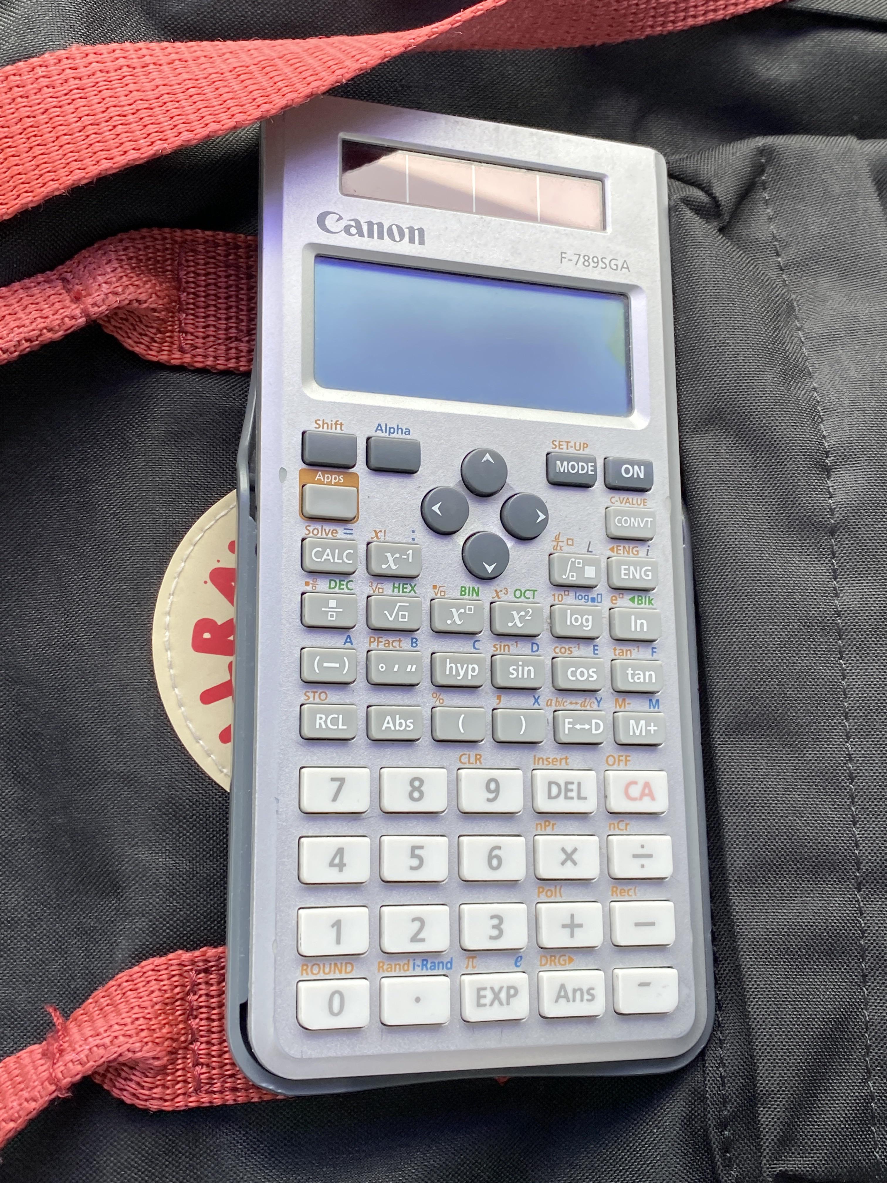 is canon f789sga programmable?? r/calculators