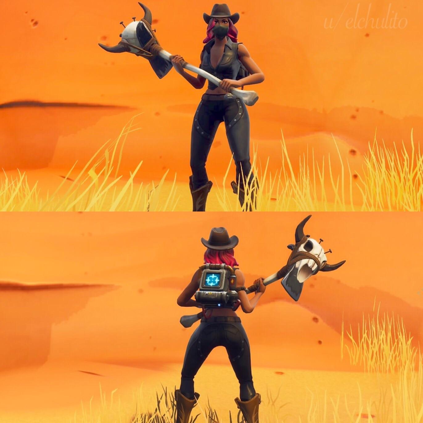 Clean, themed Calamity combo (Calamity stage 2 [black], E