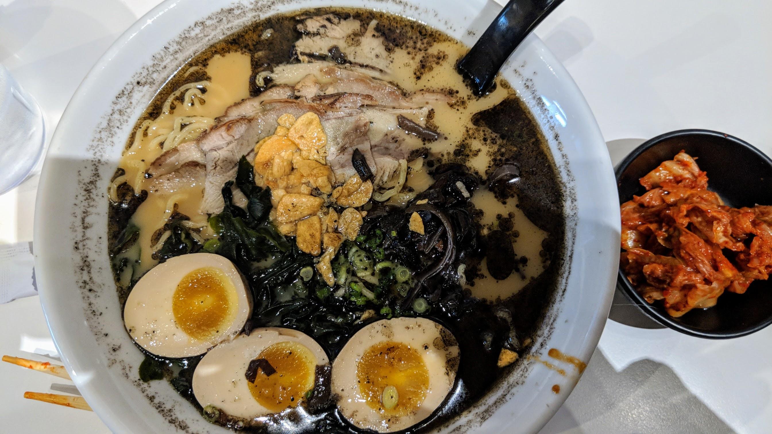 Black Garlic Tonkatsu from Yokohama Ramen Joint, Wichita, KS (fresh