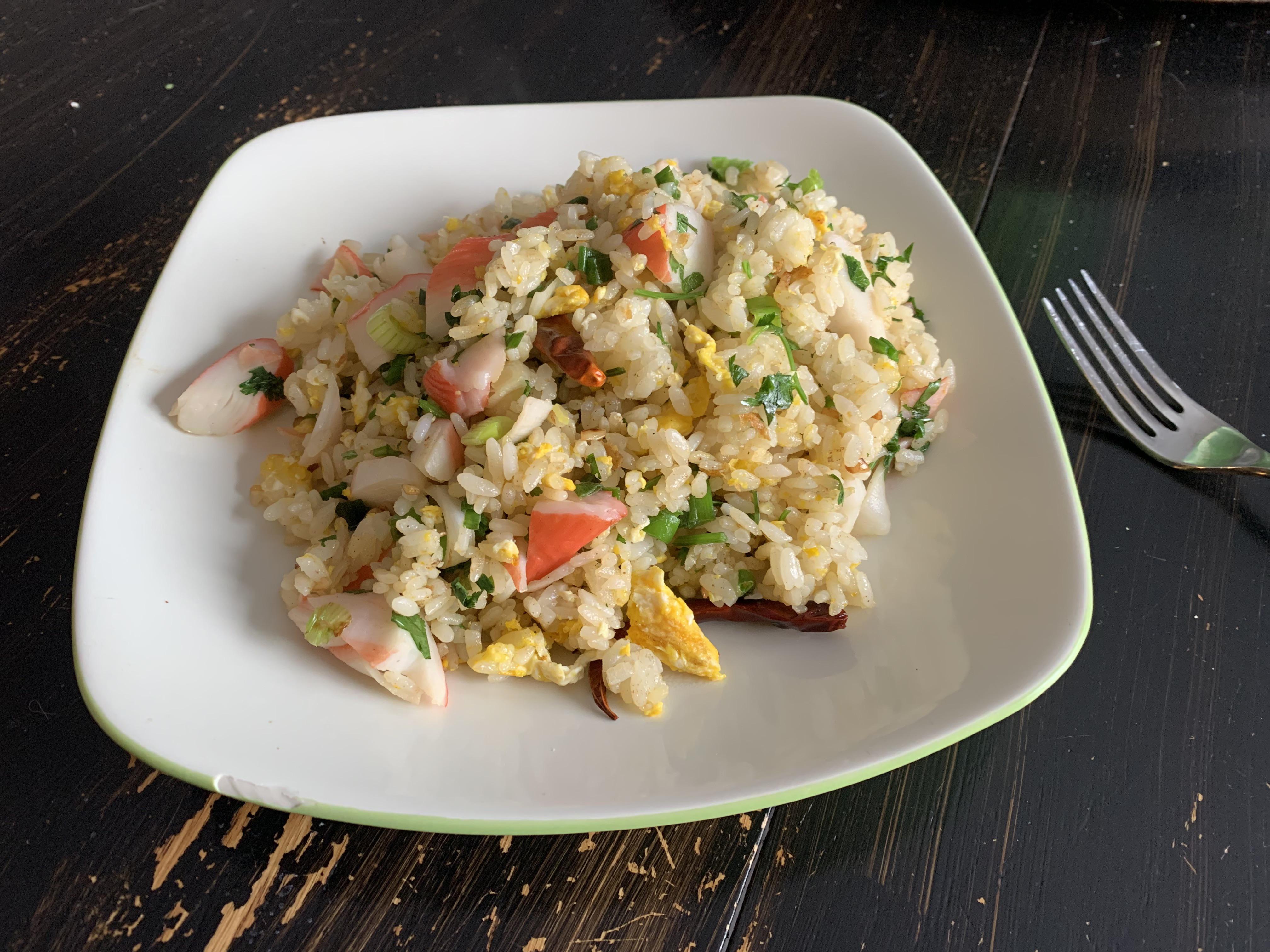 ThaiStyle Imitation Crab Fried Rice r/J_Kenji_Lopez_Alt