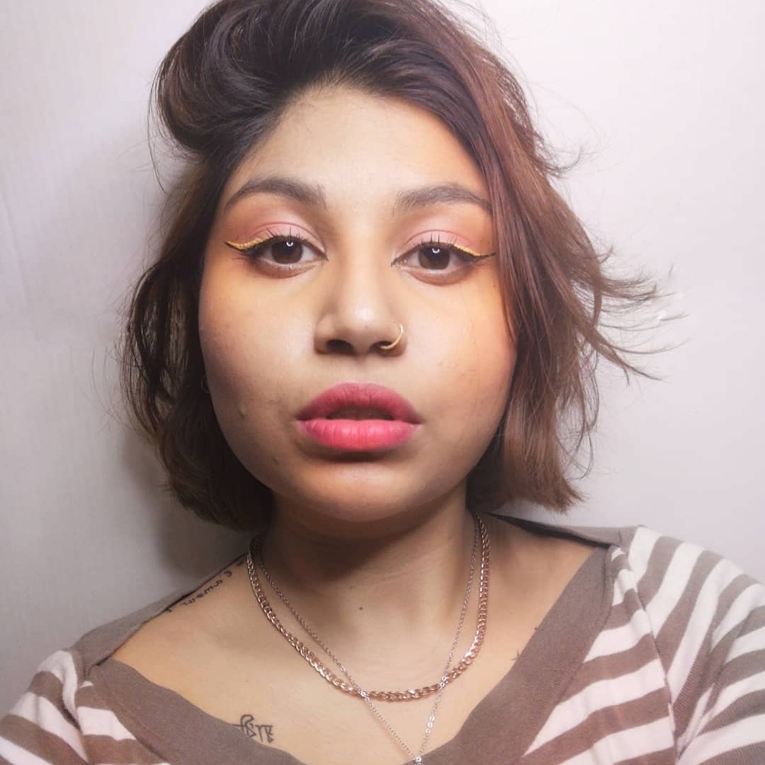 Bold Liner & Peachy Skin no edits, just used ring light