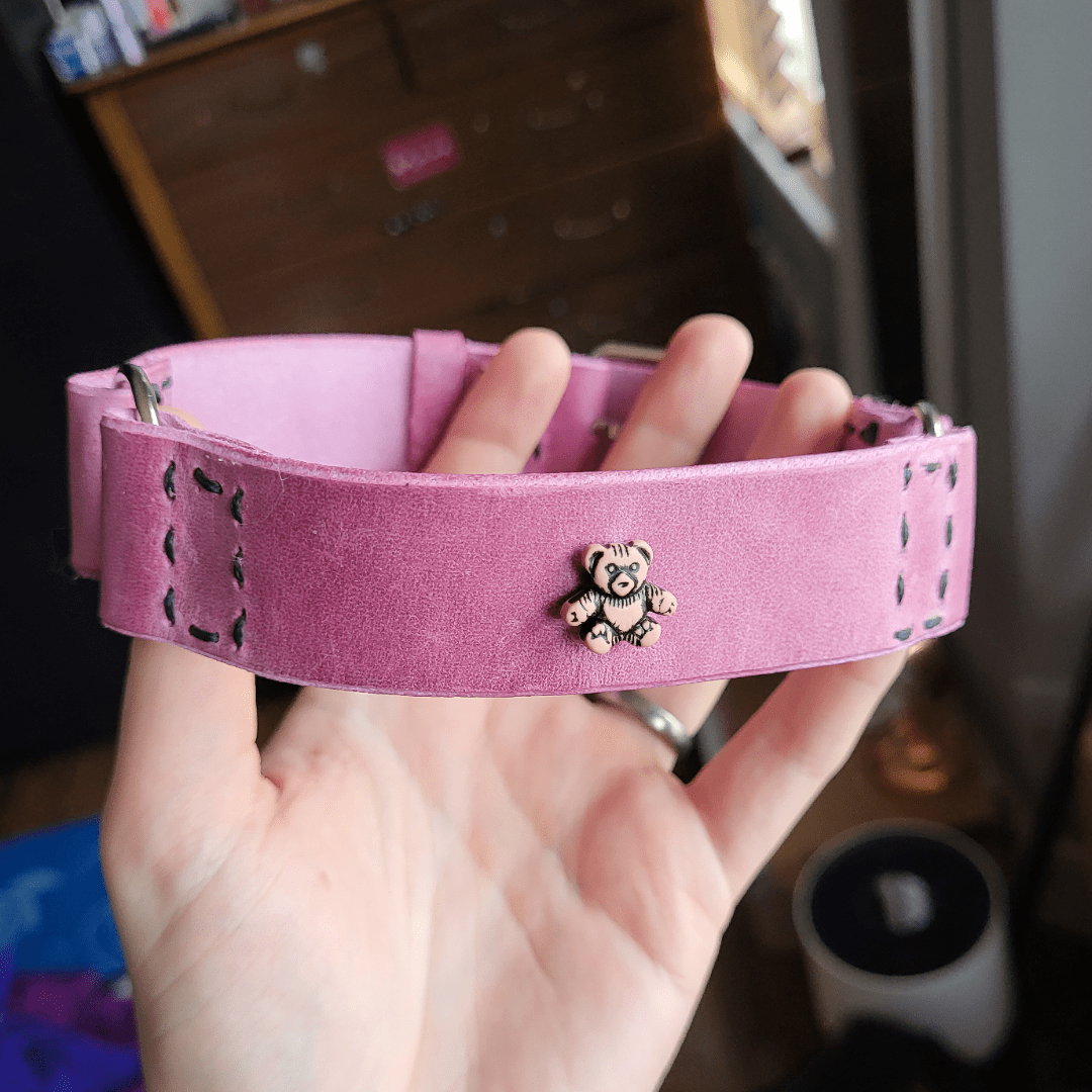 Started this month, first collar made, surprised how well it came out