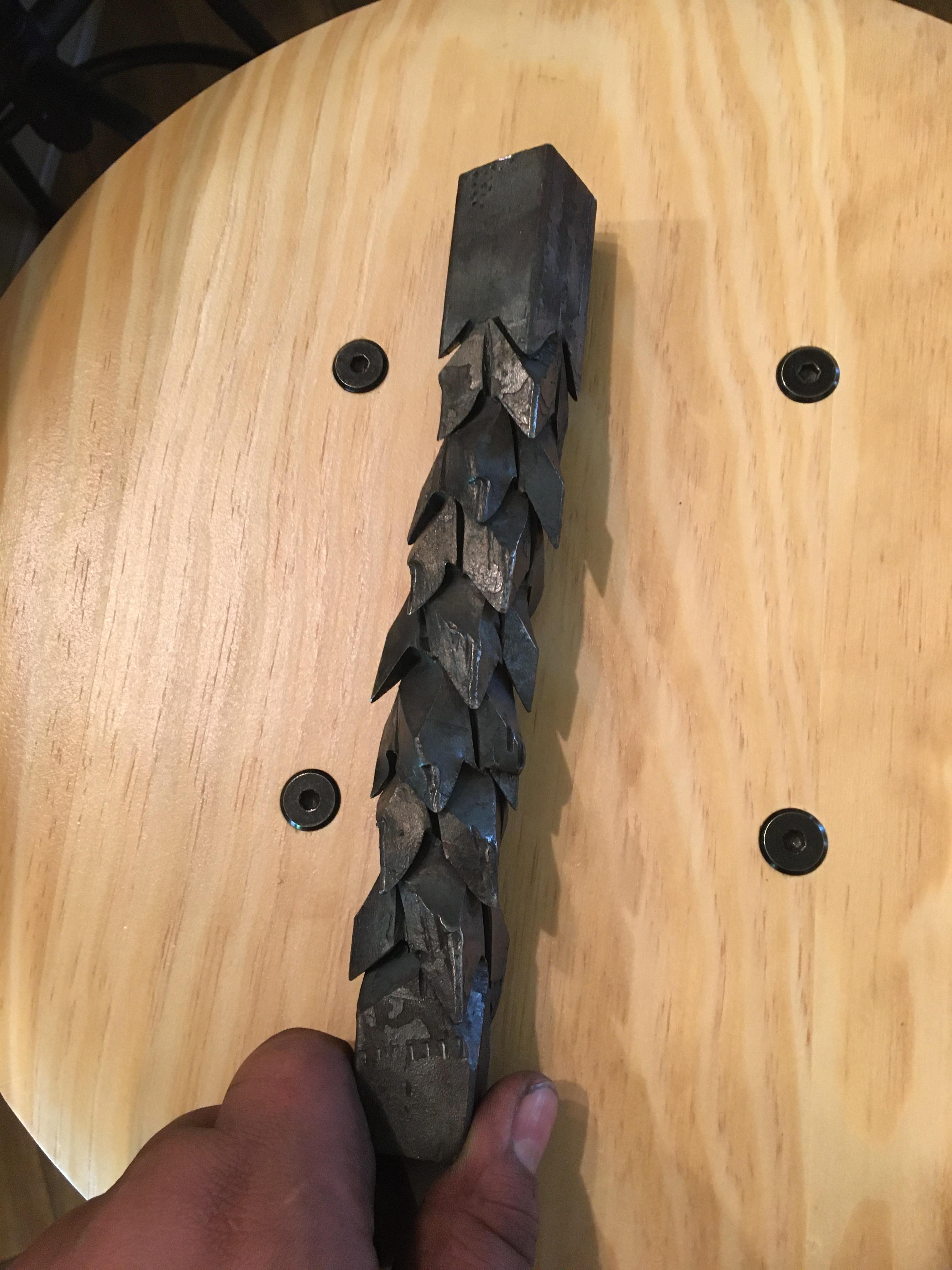 my first attempt at the dragon scale twist what do y’all