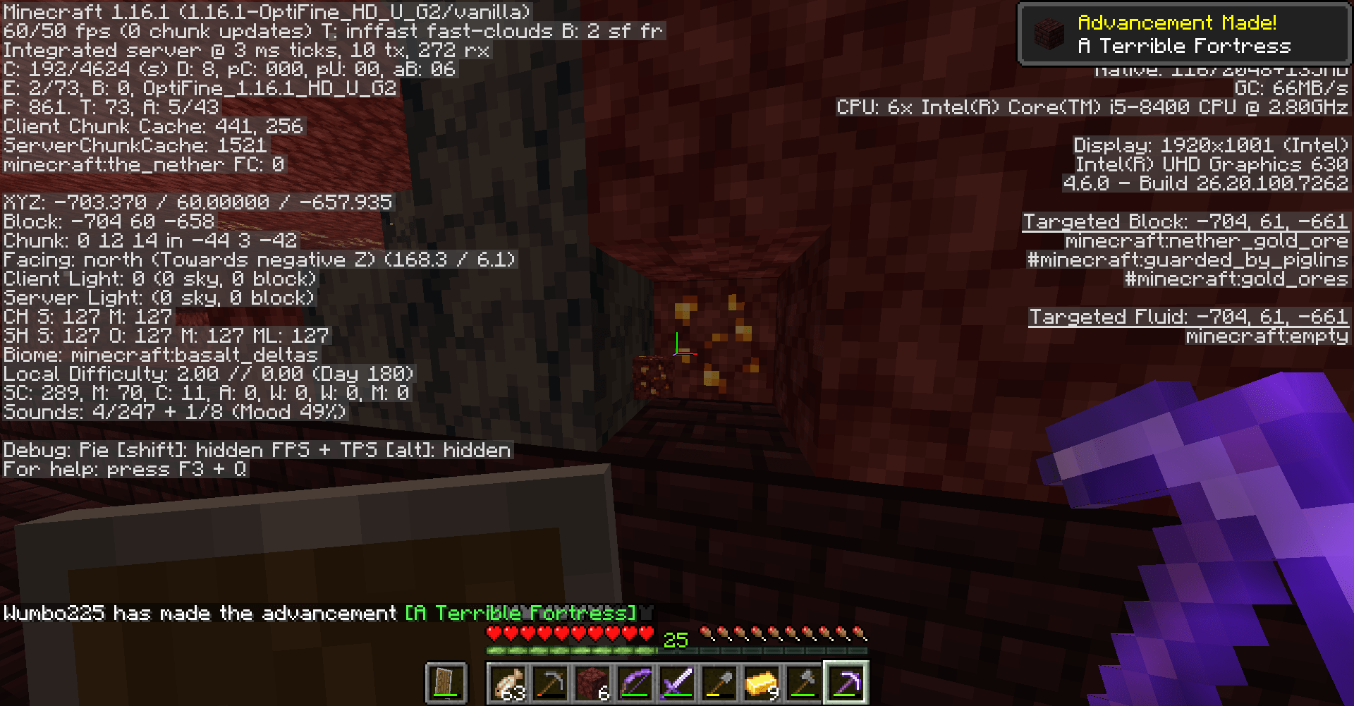 This is the closest nether fortress to my nether portal, which was near