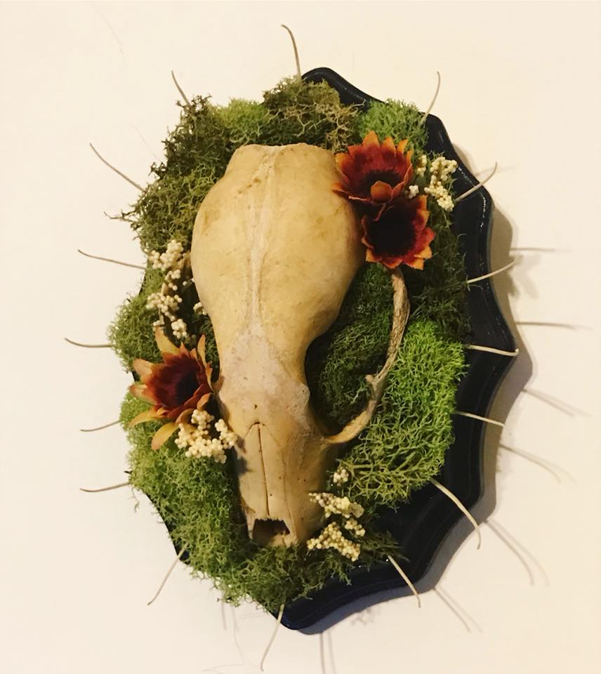 I make art from bones. This is my latest piece. r/morbidlybeautiful