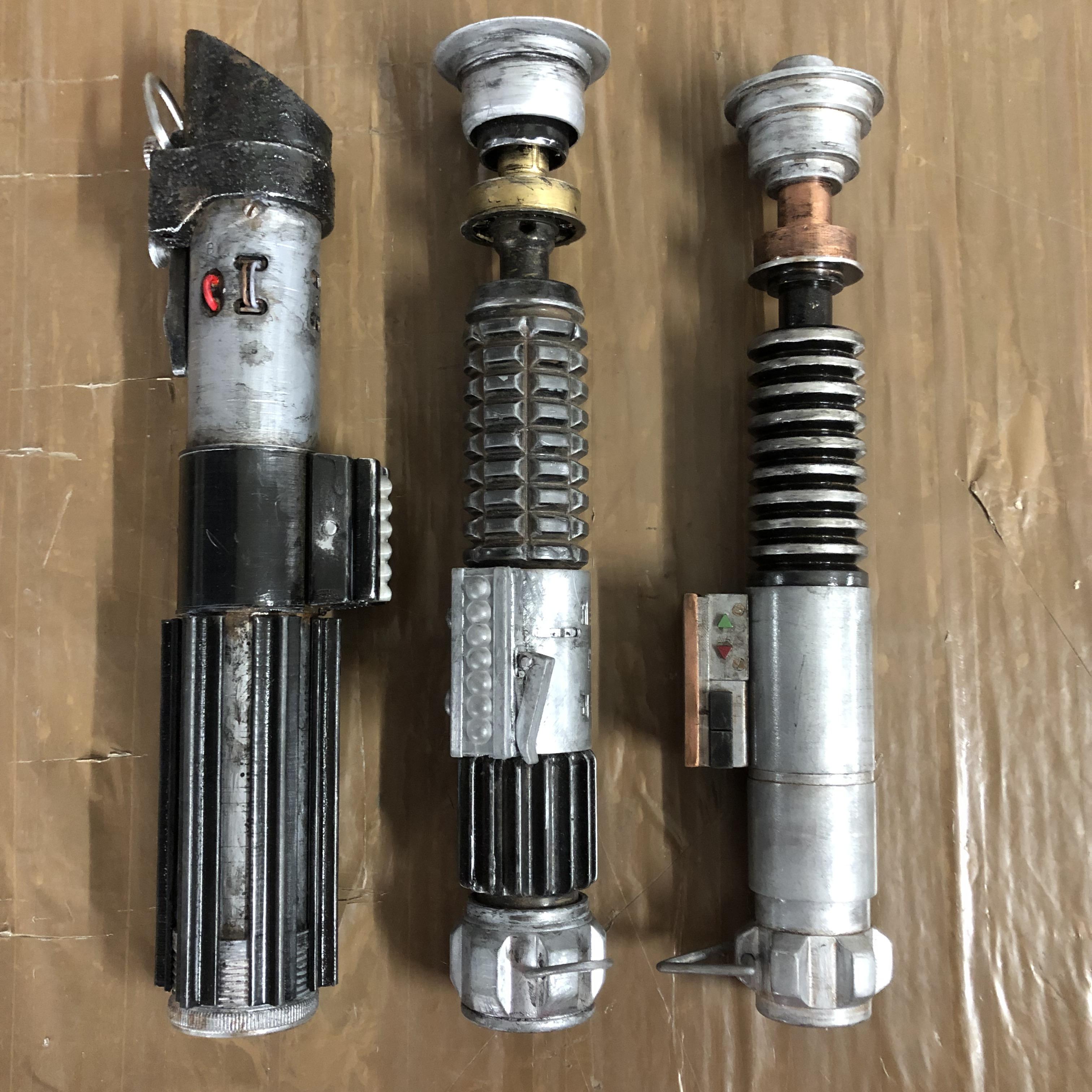 Luke Anakin Lost Order ObiWan lightsaber display stand available for