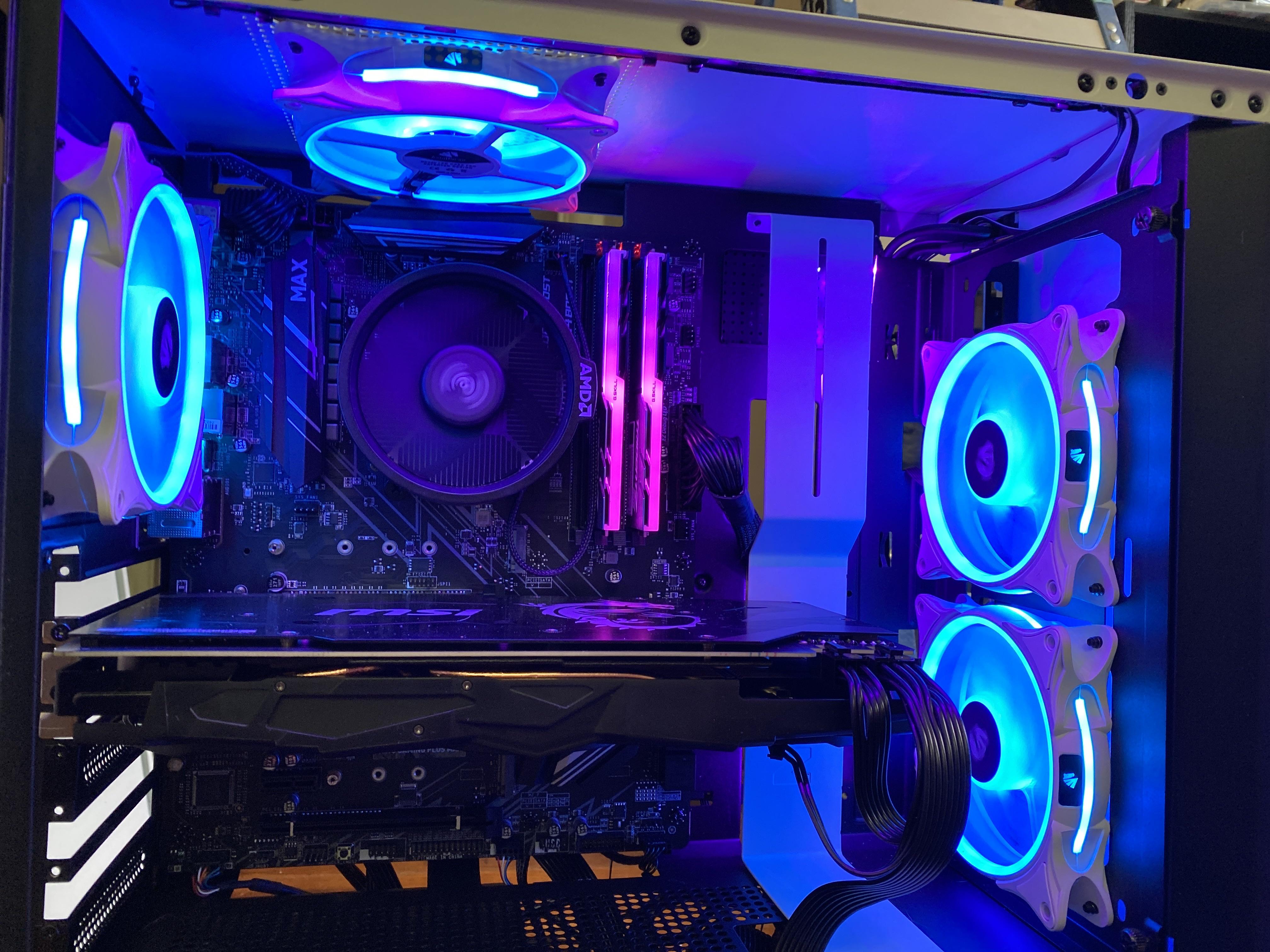 First pc build! Still waiting on white cable extensions r/pcmasterrace