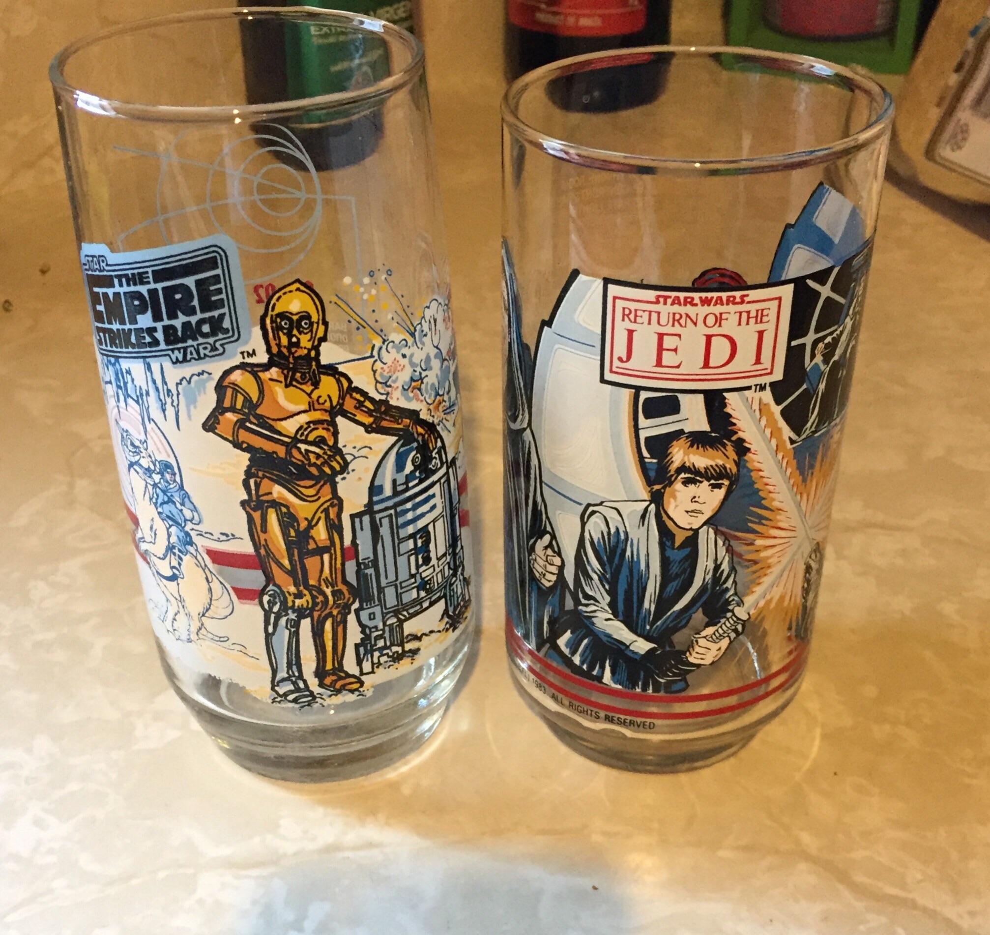 Vintage Star Wars Glasses 1 each r/ThriftStoreHauls