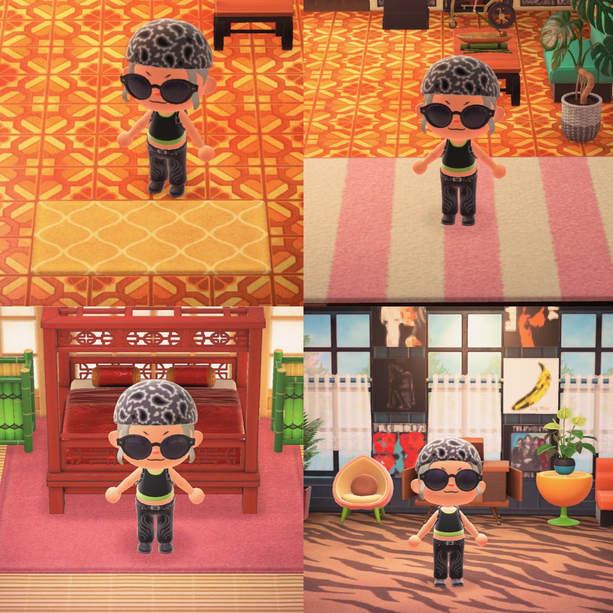 Saharah is on my island!!! these are the rugs and the wallpaper she