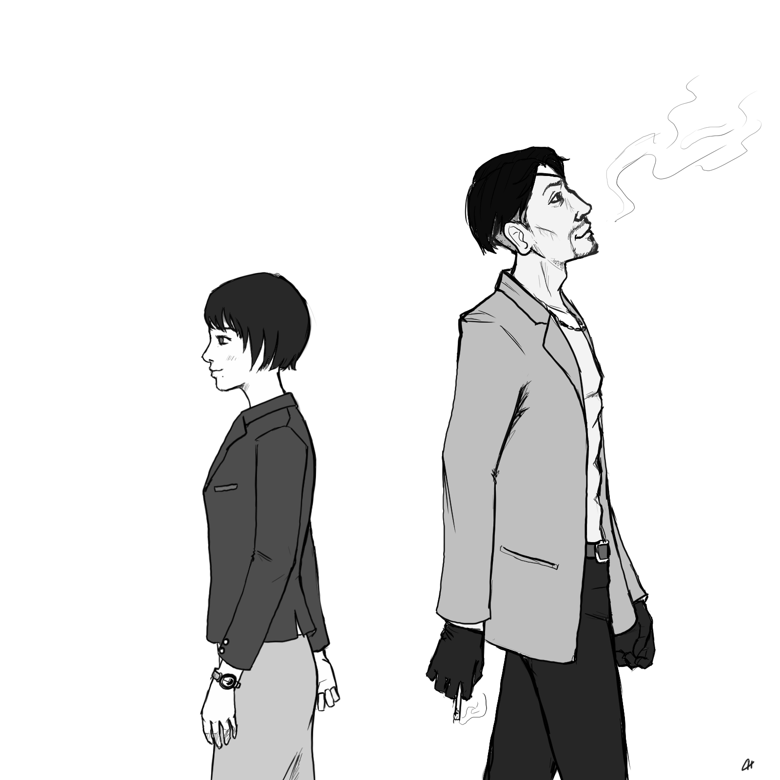 Makoto x Goro Majima