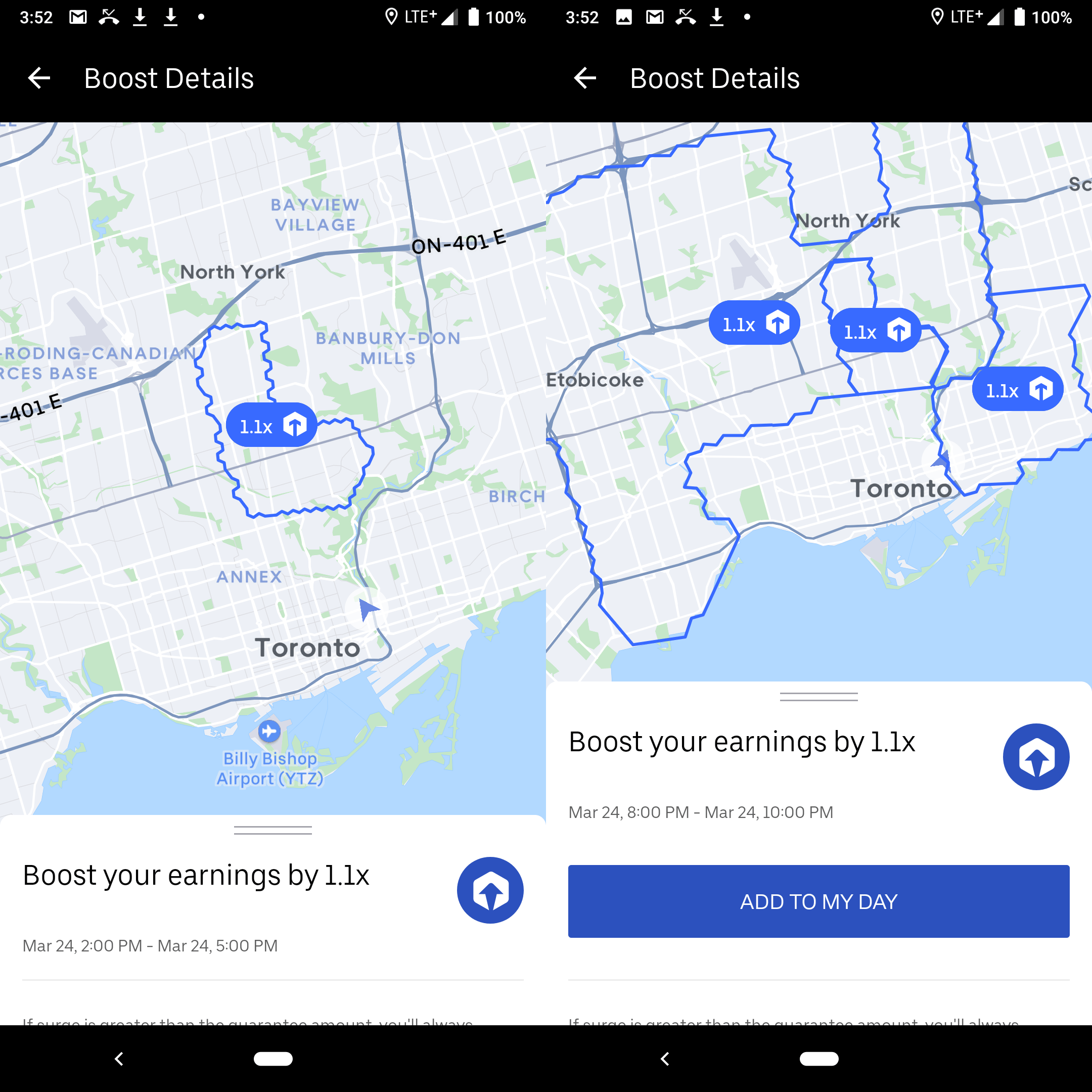 I just want to give a shoutout to Uber for continuing to