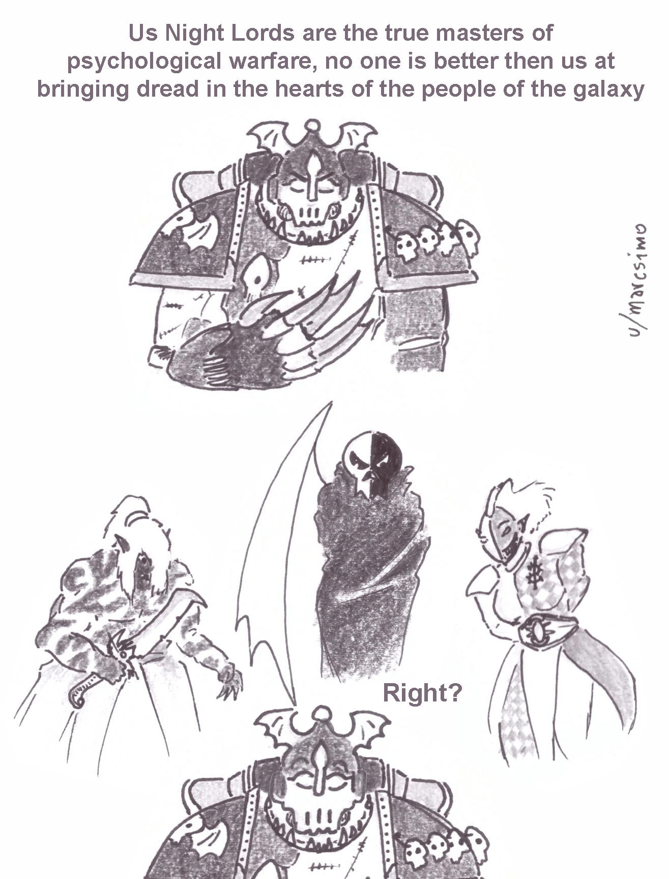 Night Lords Slander r/Grimdank