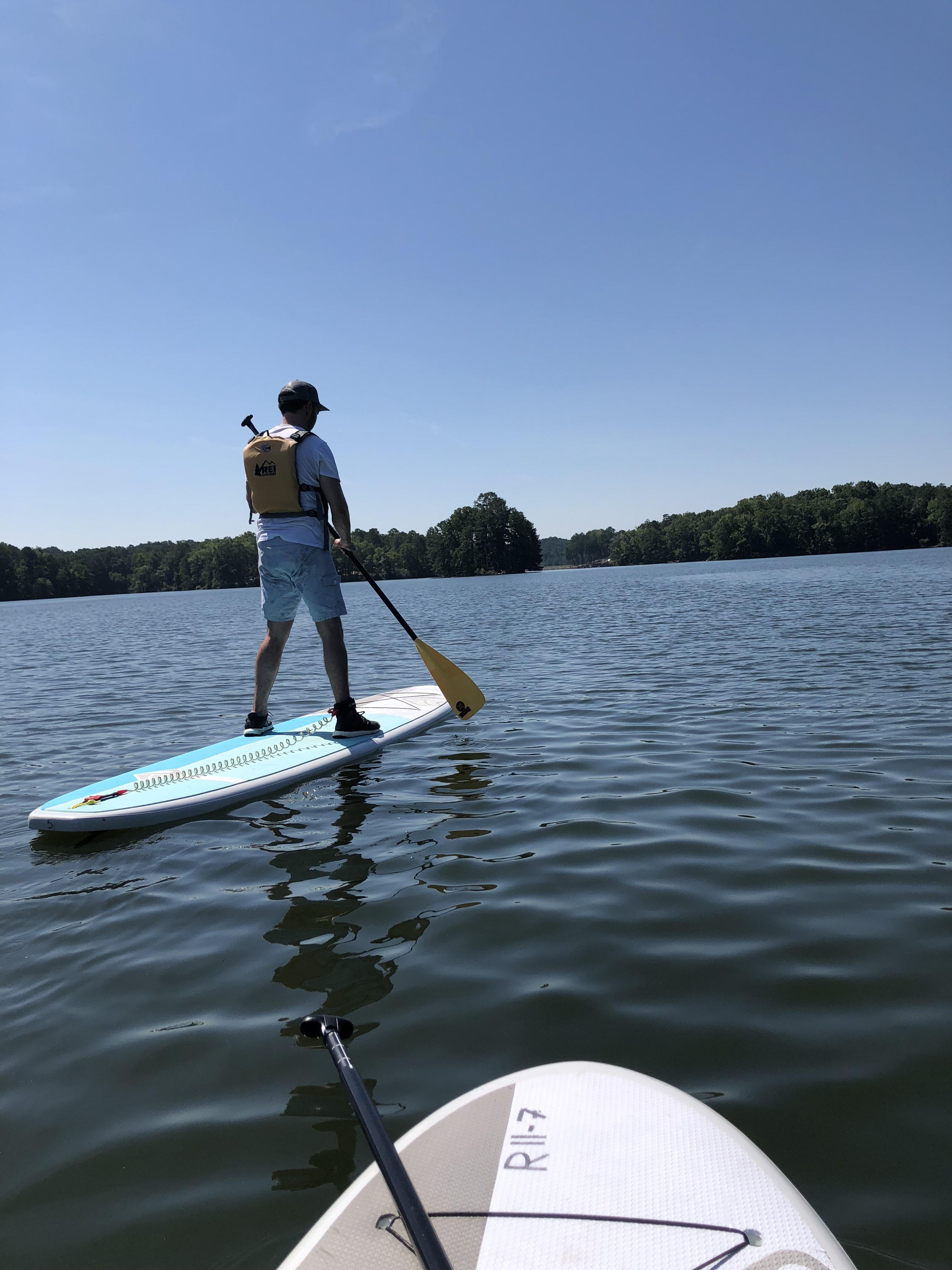 I’ve lived here for 10 years and finally tried paddle boarding at Stone