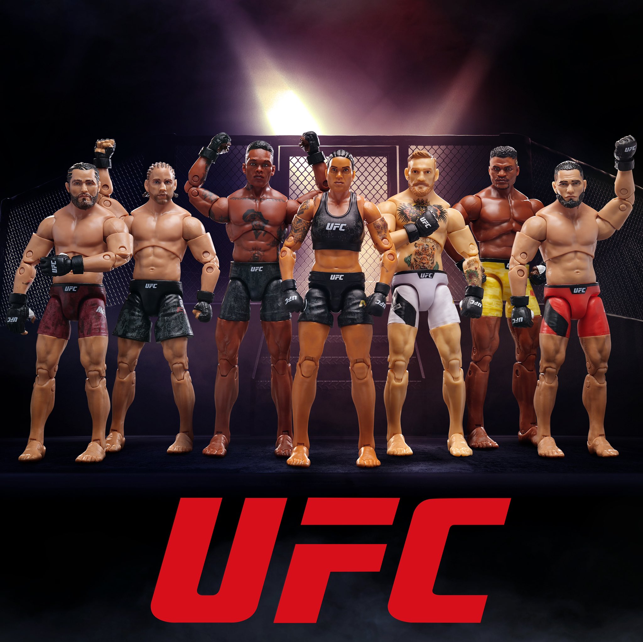 UFC Fight Scale Series 1 action figures revealed r/MMA