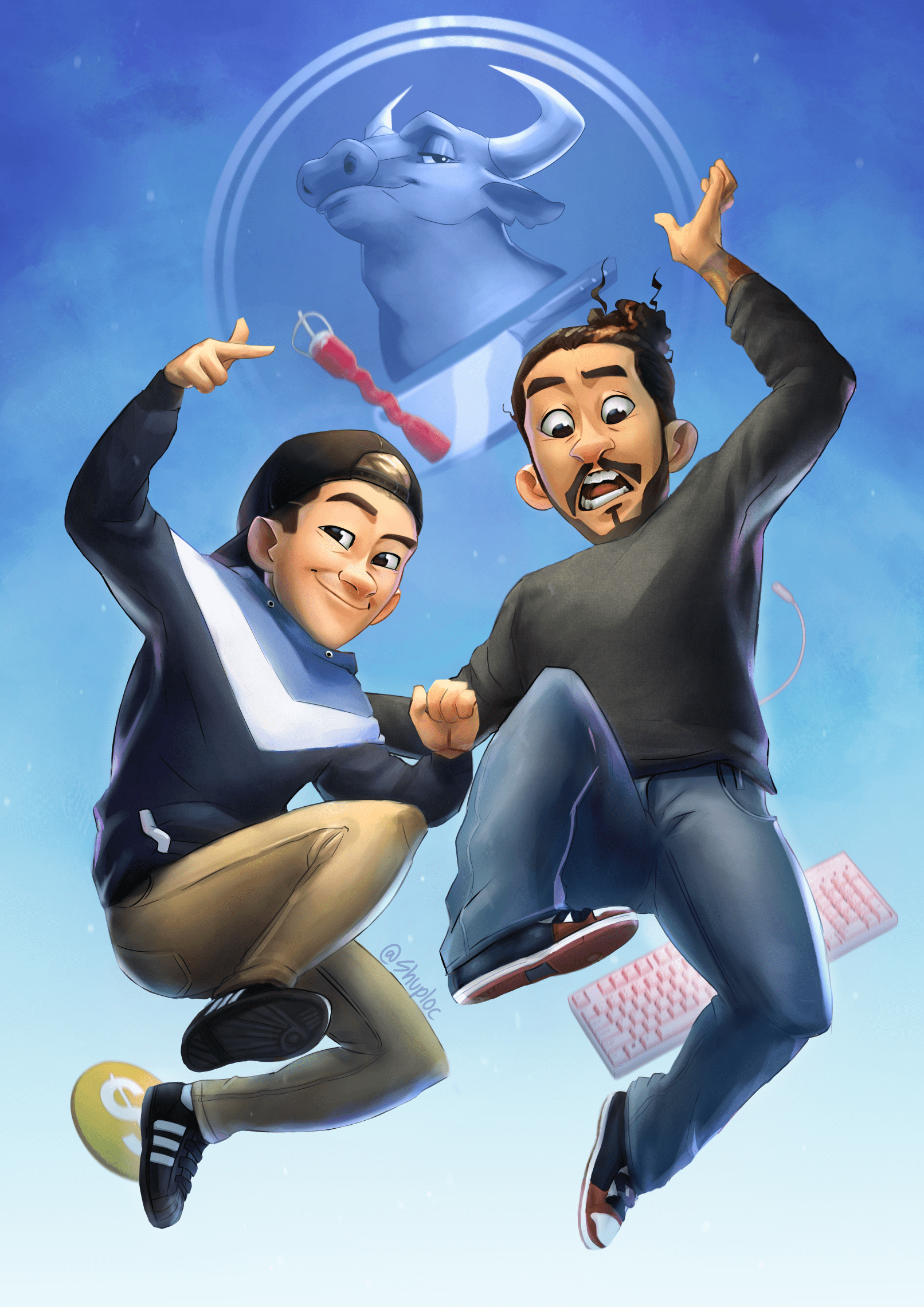 I finished my Cow Chop poster! CowChop