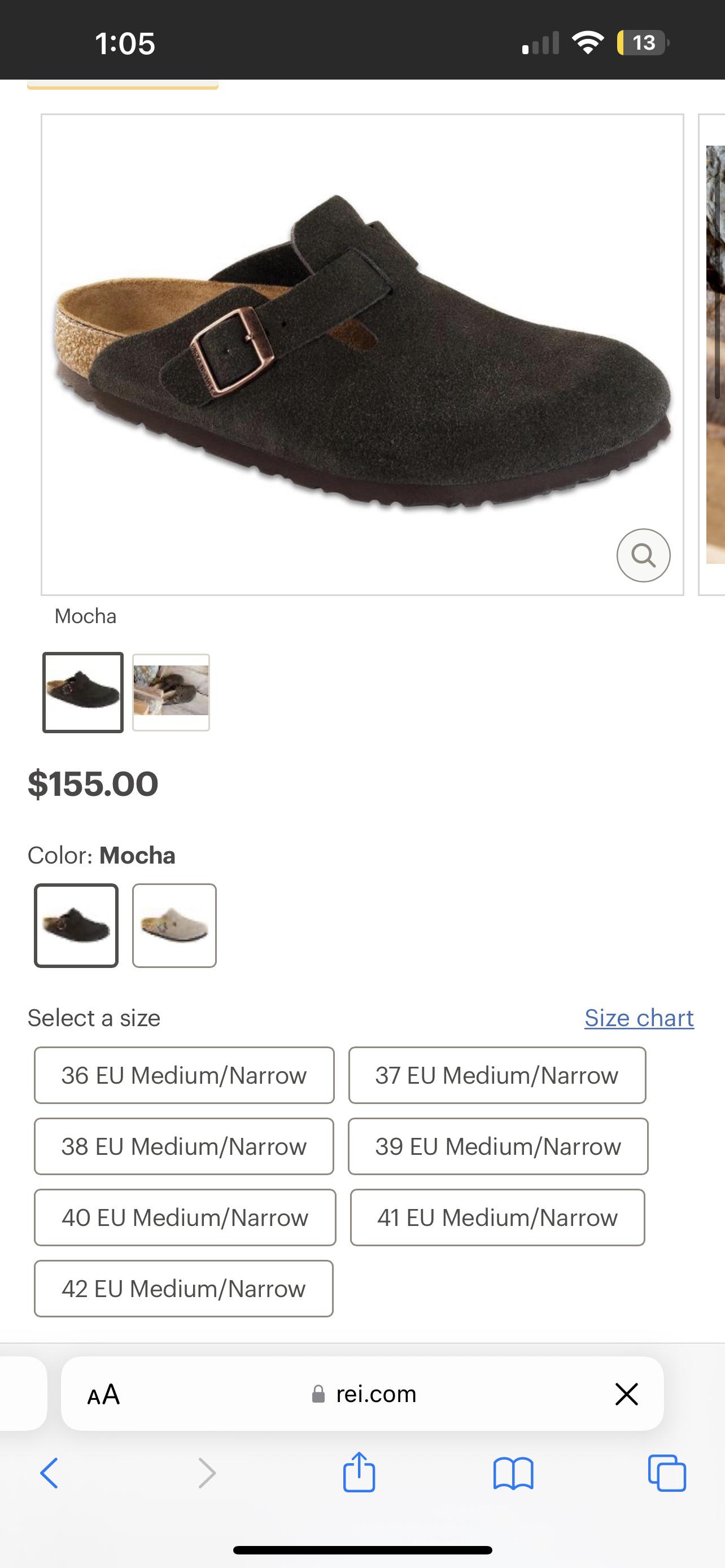 REI Boston Restock (Mocha) r/Birkenstocks