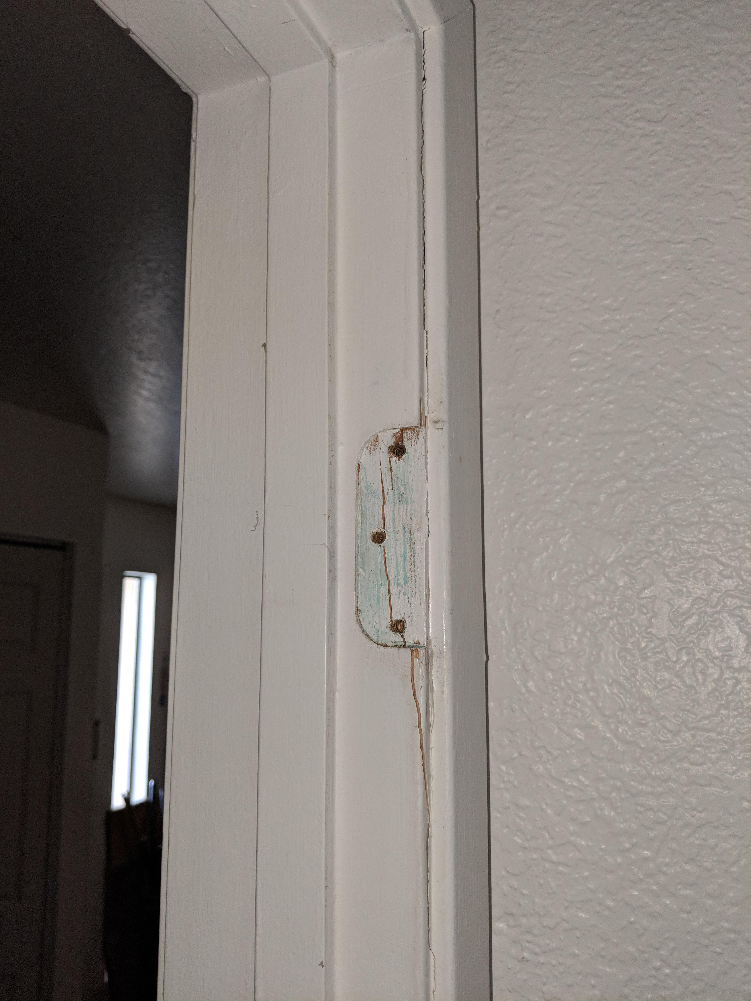 Help fixing cracked door frame. Is this something a noncarpenter can