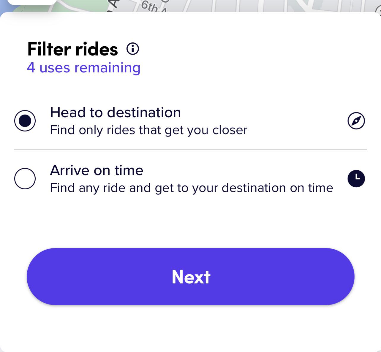 So it’s seen like if you have one of this on and you get like no rides