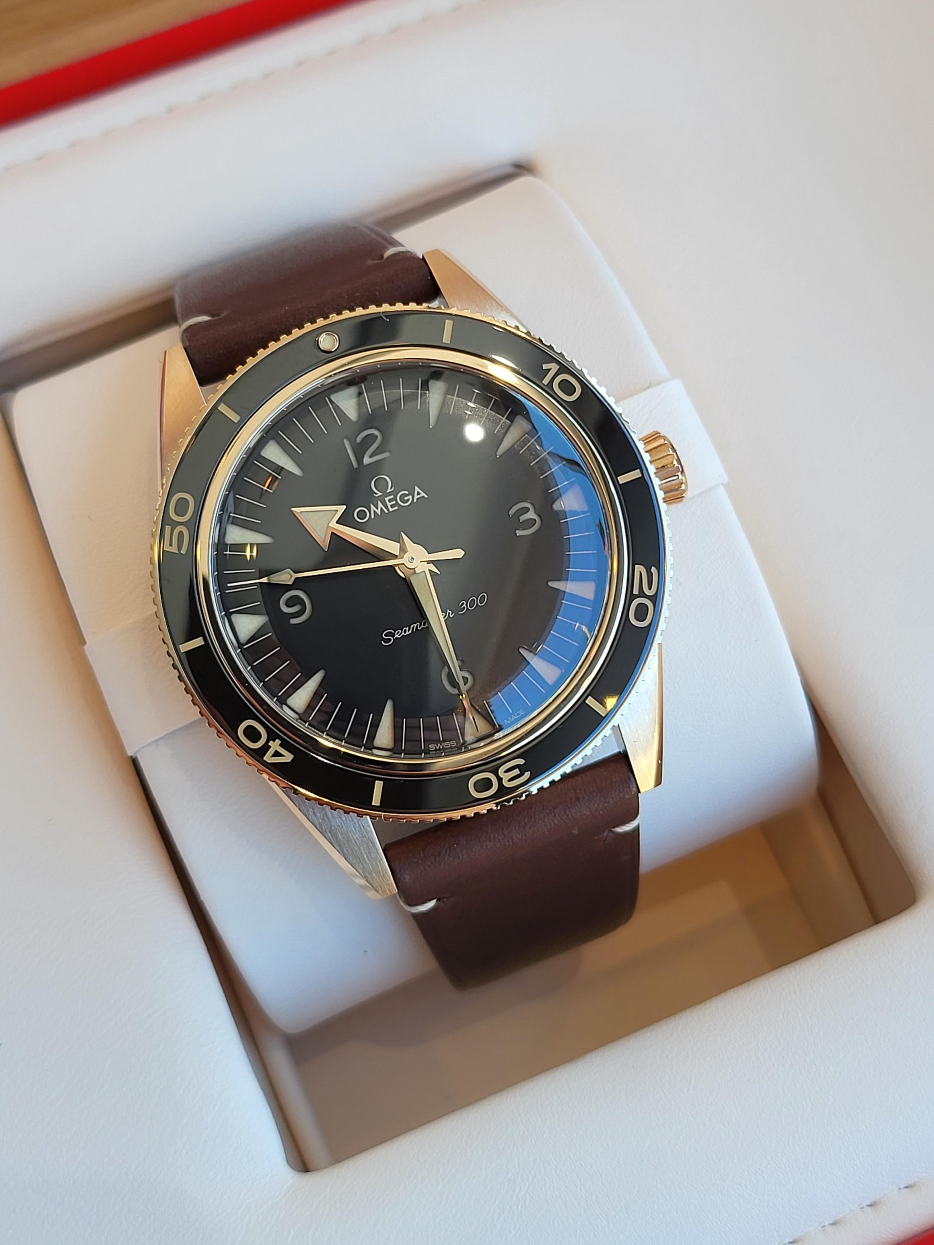 [WTS] BNIB Omega Seamaster 300 Bronze Gold 41mm 9k Gold Watchexchange