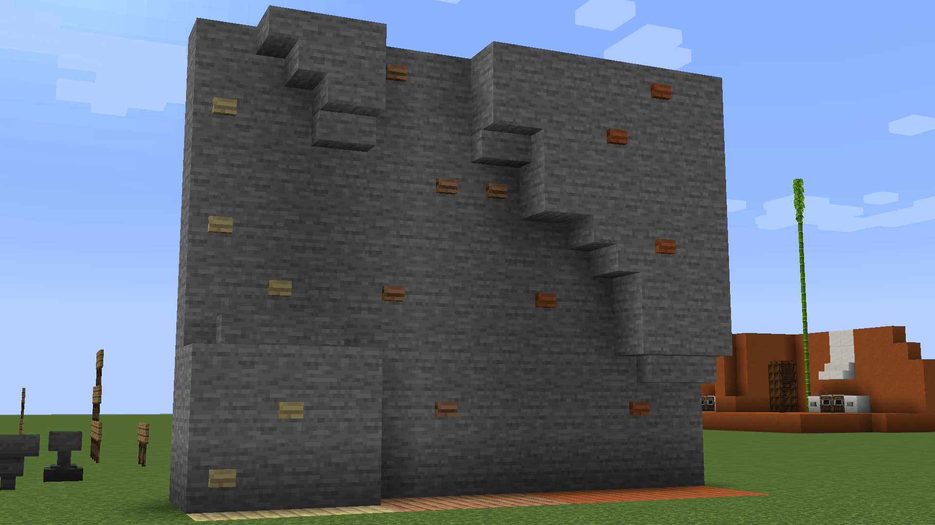 [Detail] Simple boulder climbing idea r/Minecraft