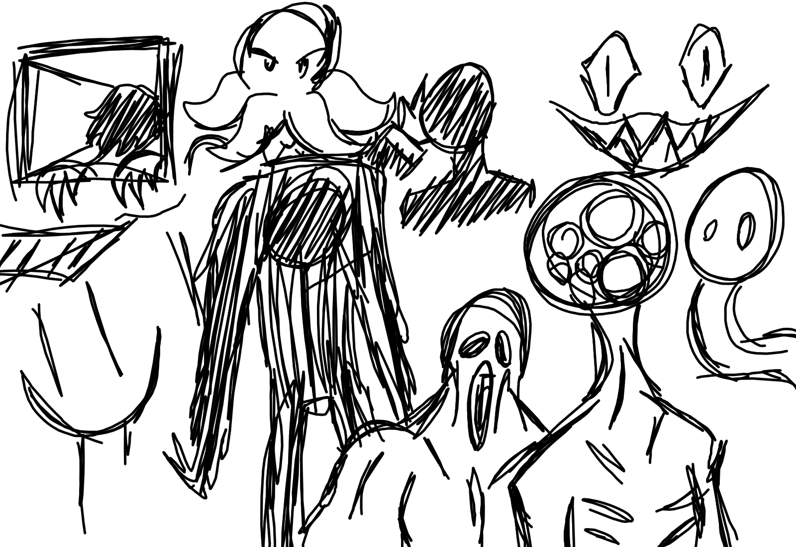 Some of the entities that I have come across (They are only sketches, I do not know if to make a