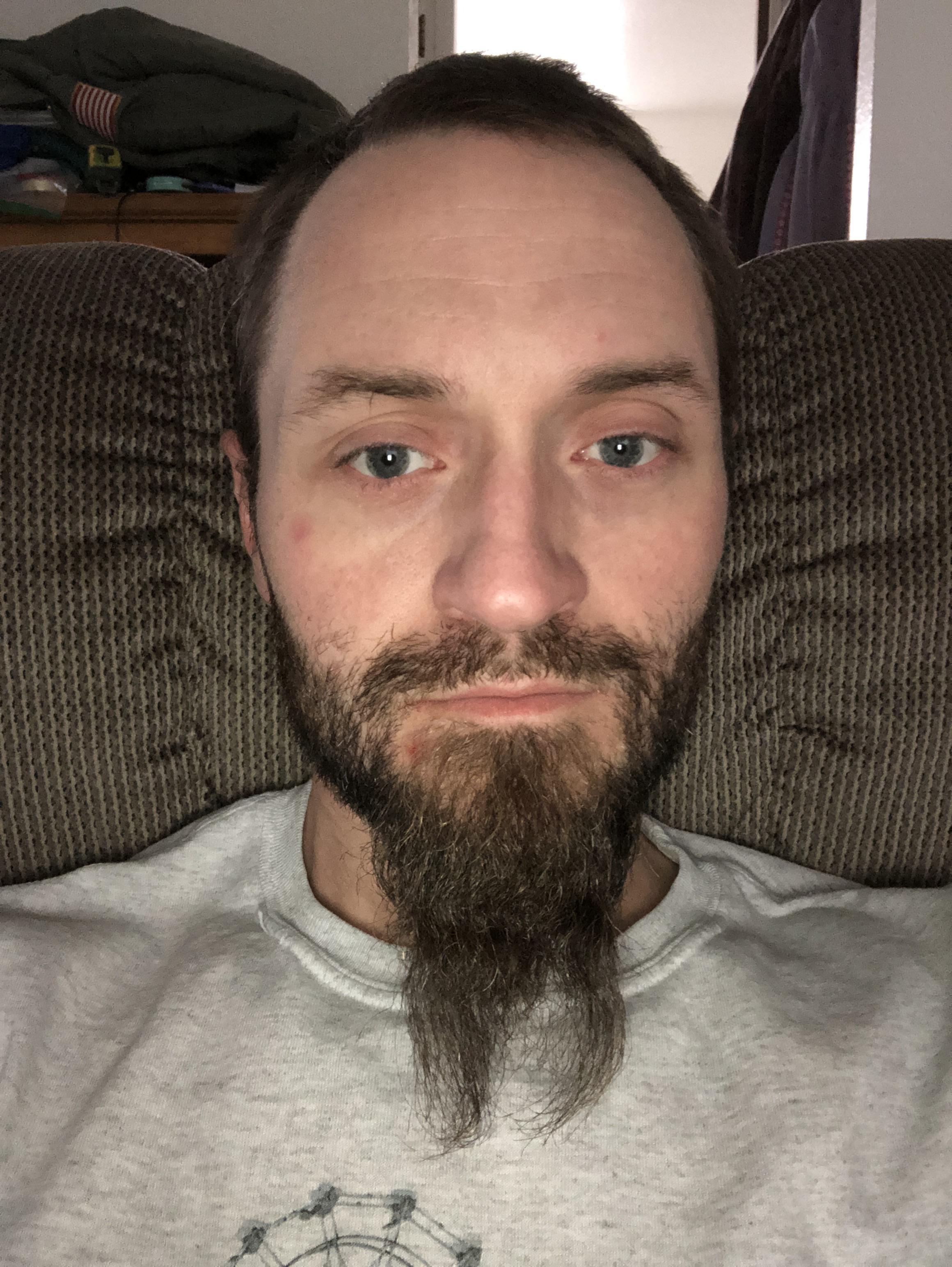 Hey coming up on a year end of April for the goatee. Would love to grow