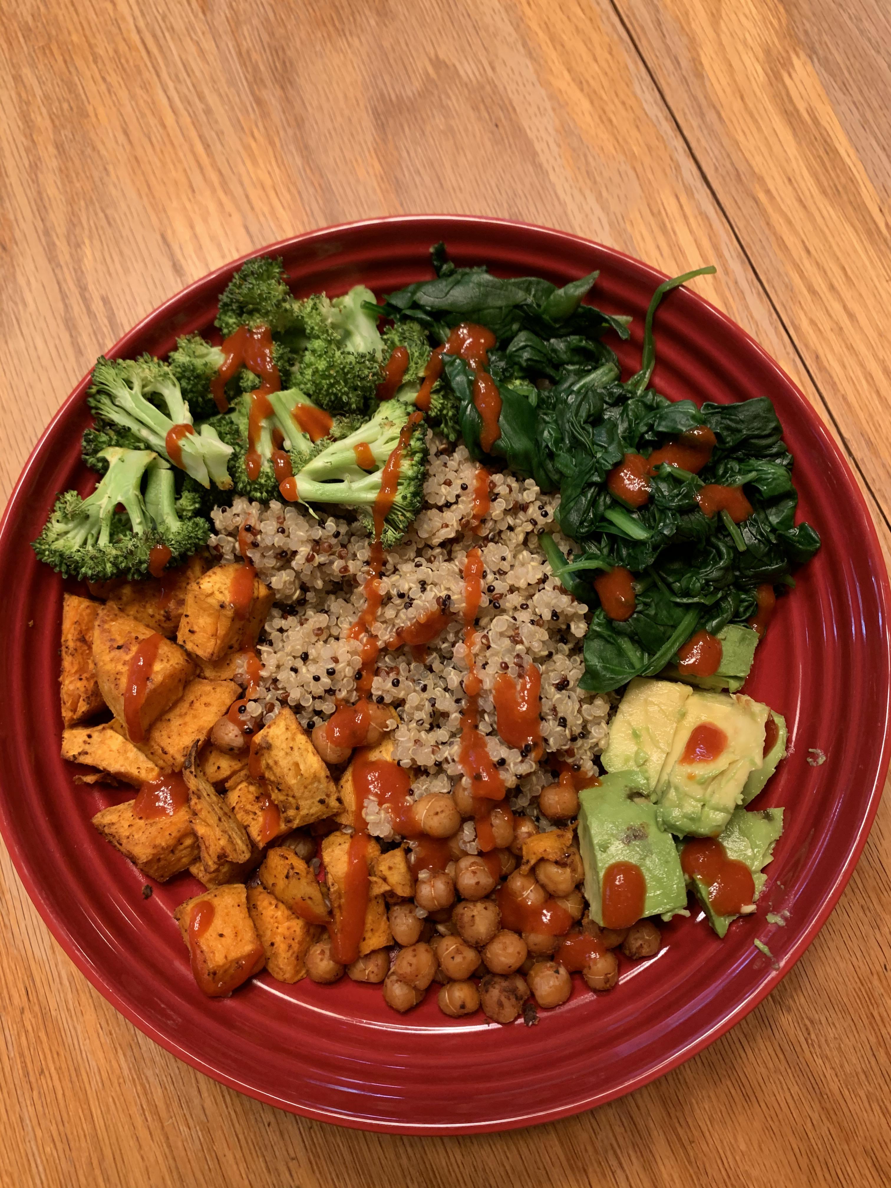 Buddha bowl for dinner tonight r/PlantBasedDiet