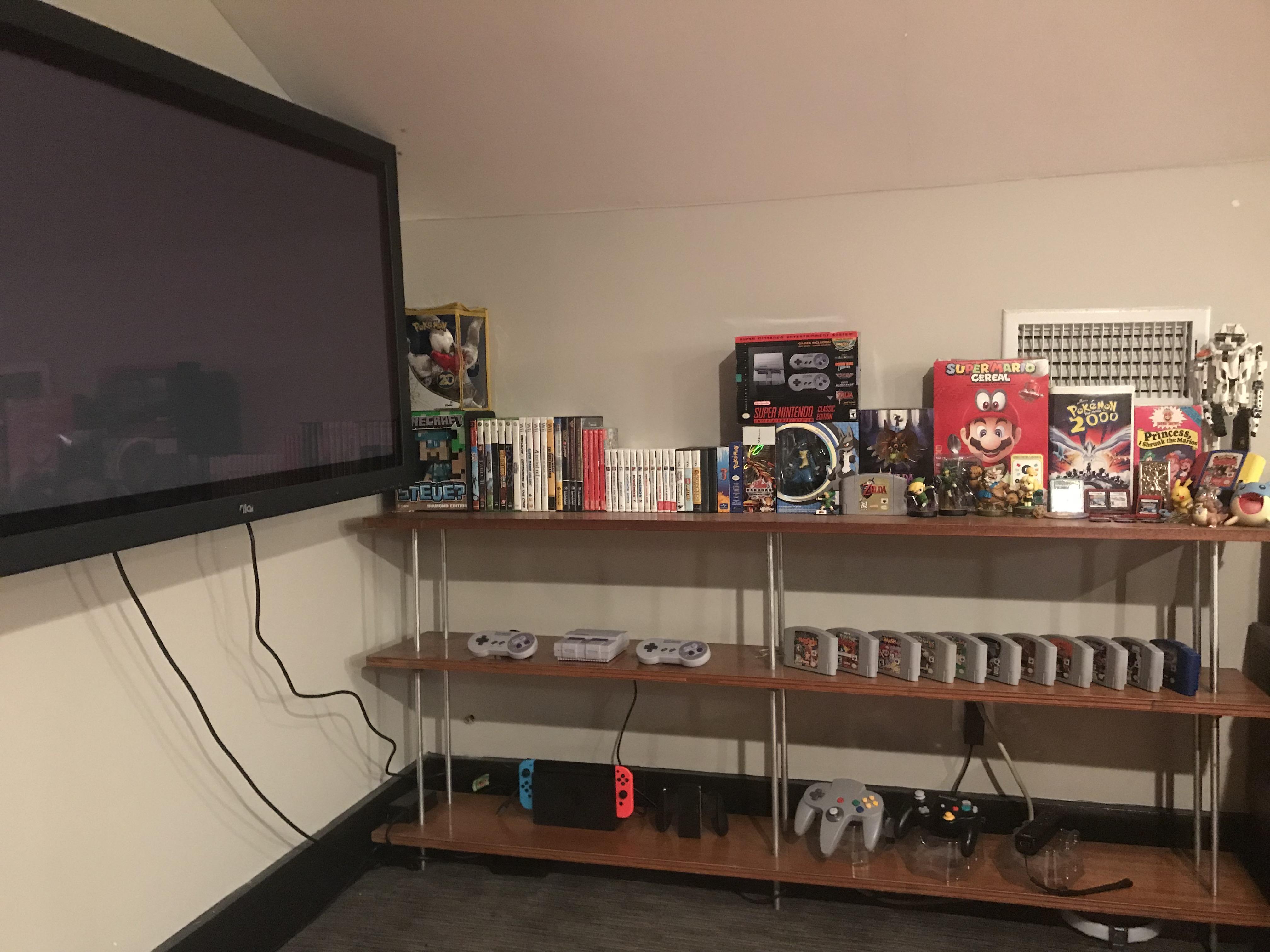 My current gaming shelf. I’m really proud of the collection I have. r