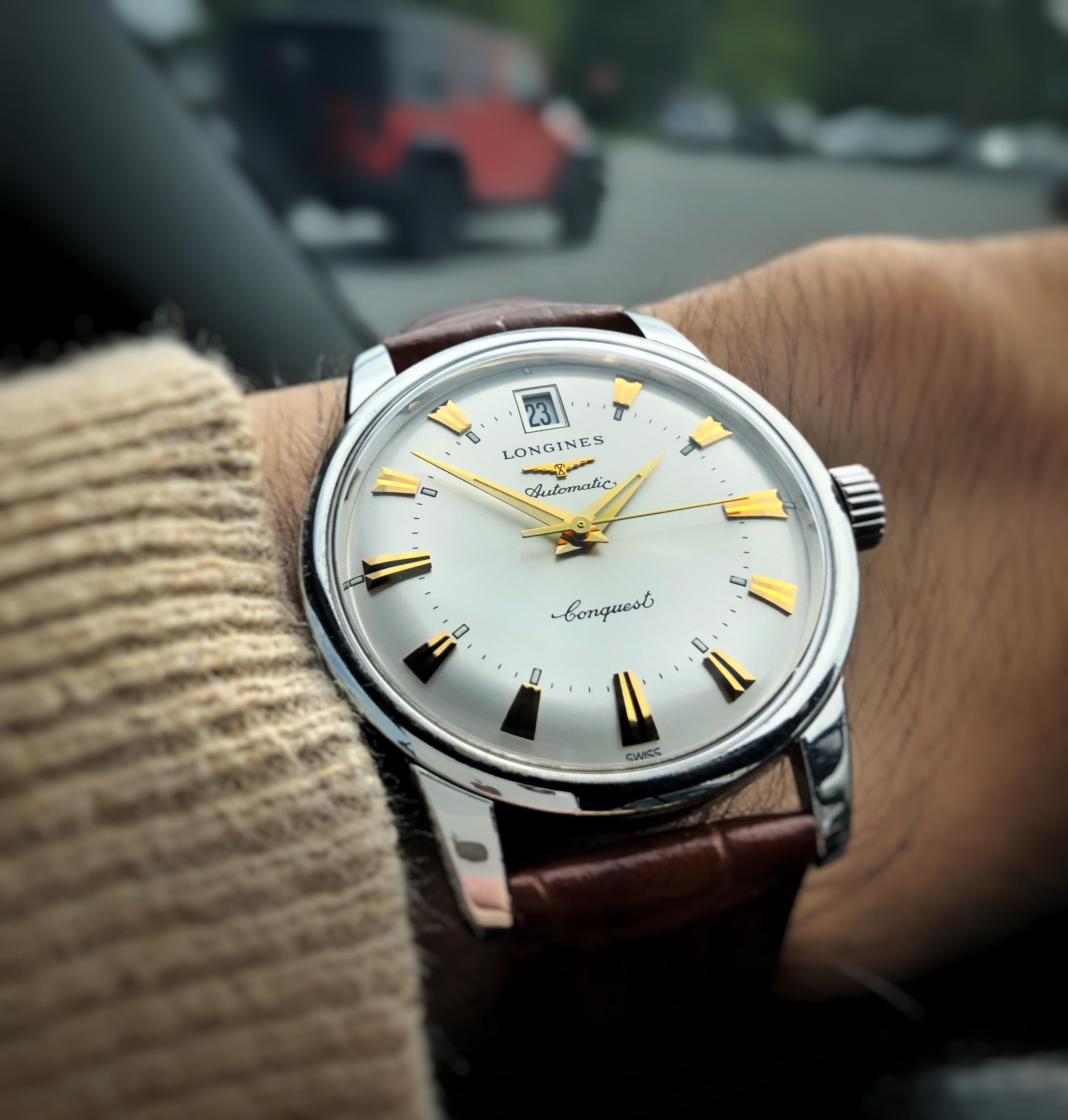 [Longines] Conquest catching the light r/Watches