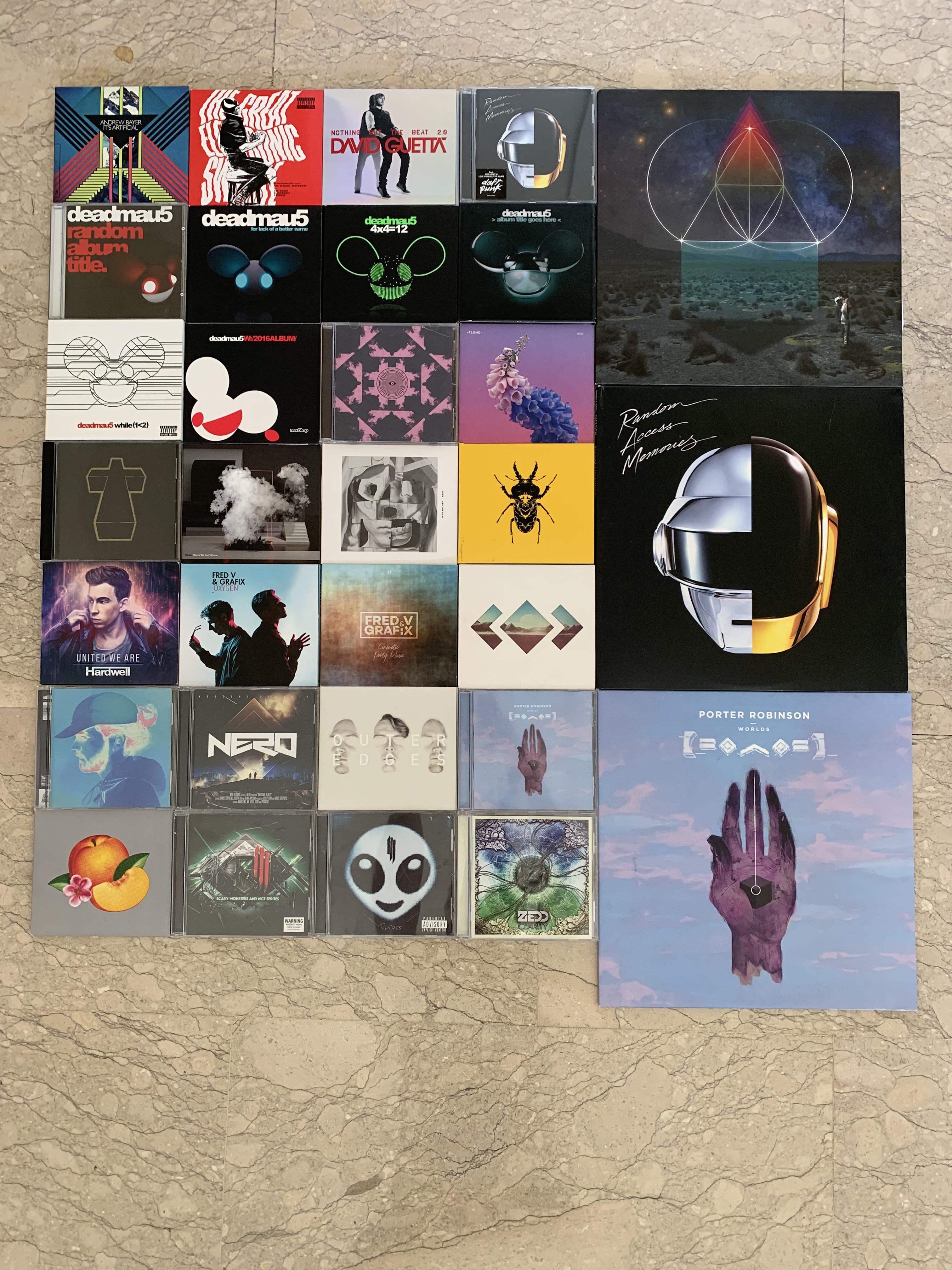 My EDM records collection so far r/EDM