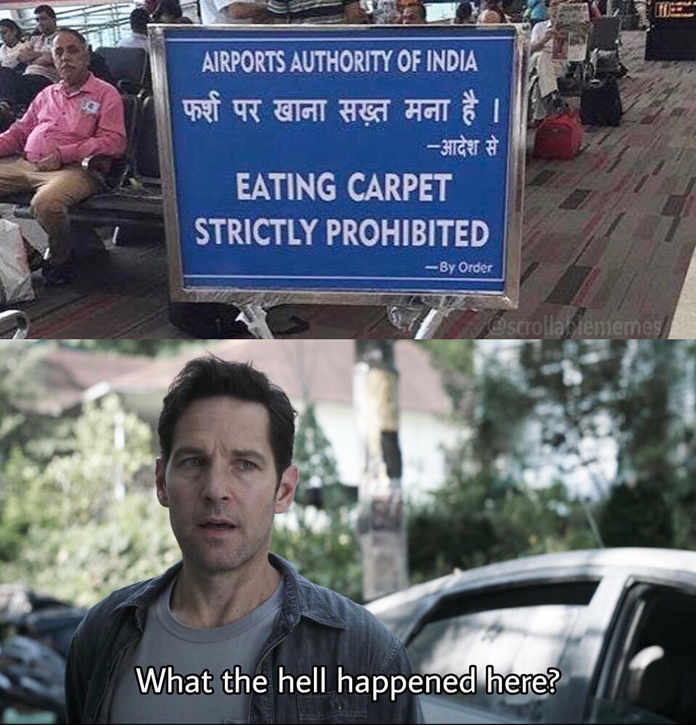 Don't eat the carpet r/funnysigns