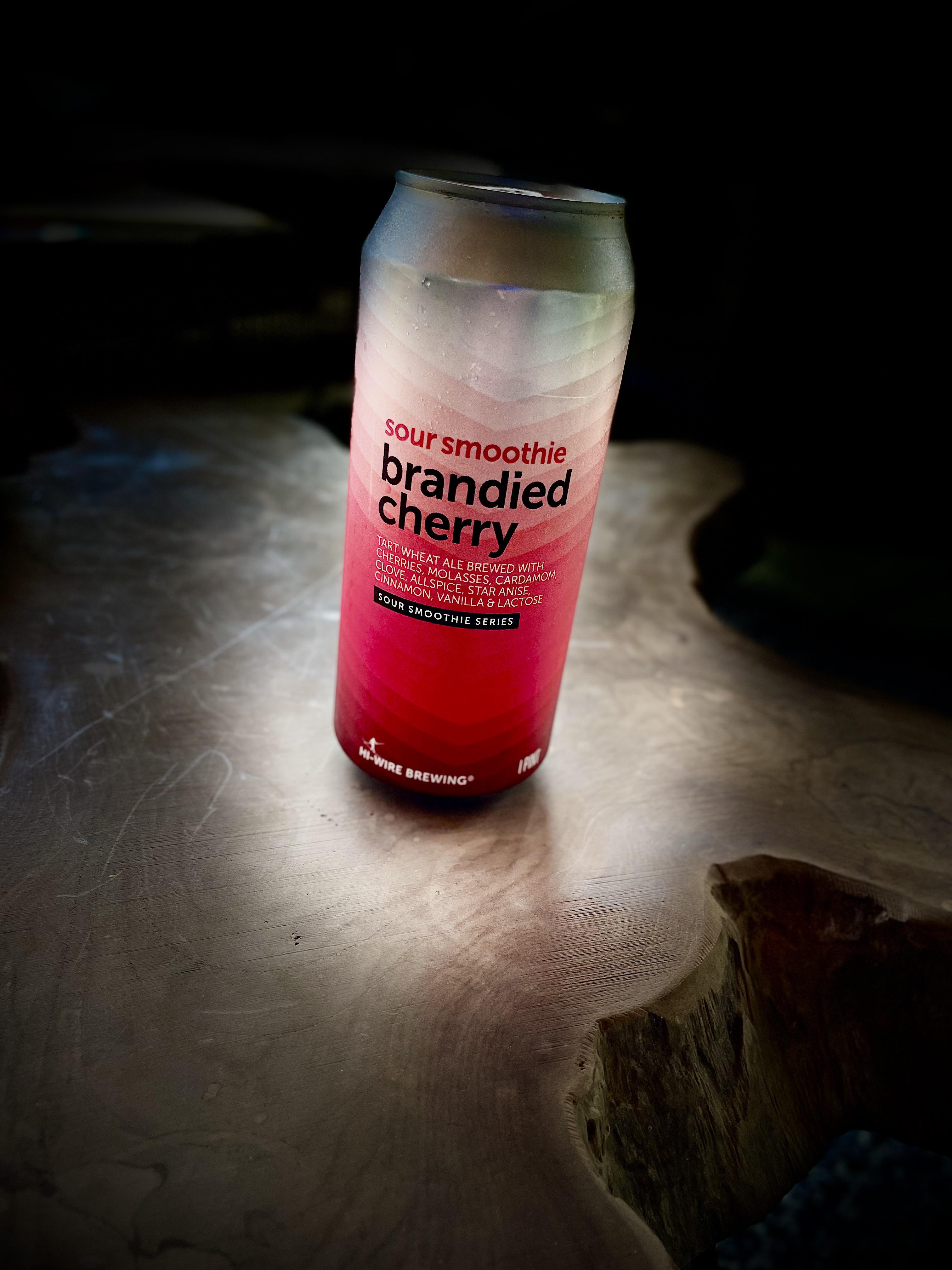 Brandied Cherry Sour Smoothie from HiWire in Asheville. r/ashevillebeer